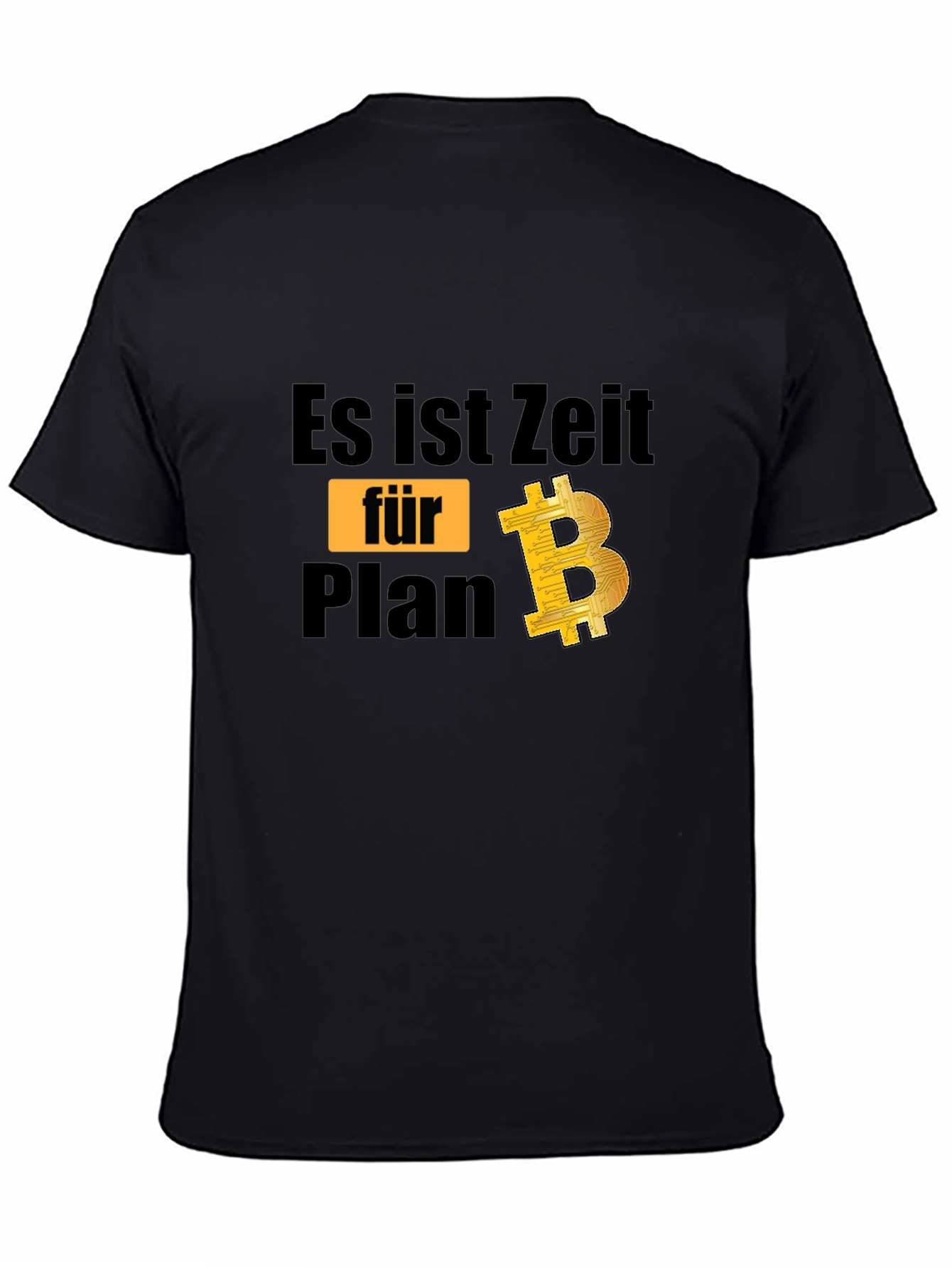 Time for Plan B Bitcoin Graphic Tee