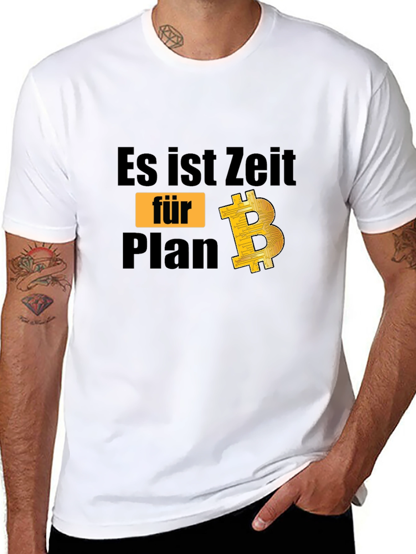 Time for Plan B Bitcoin Graphic Tee