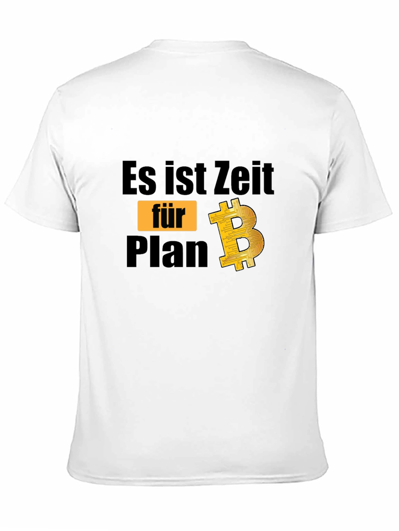 Time for Plan B Bitcoin Graphic Tee