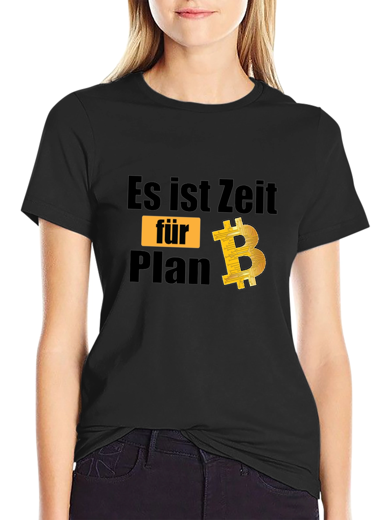 Time for Plan B Bitcoin Graphic Tee