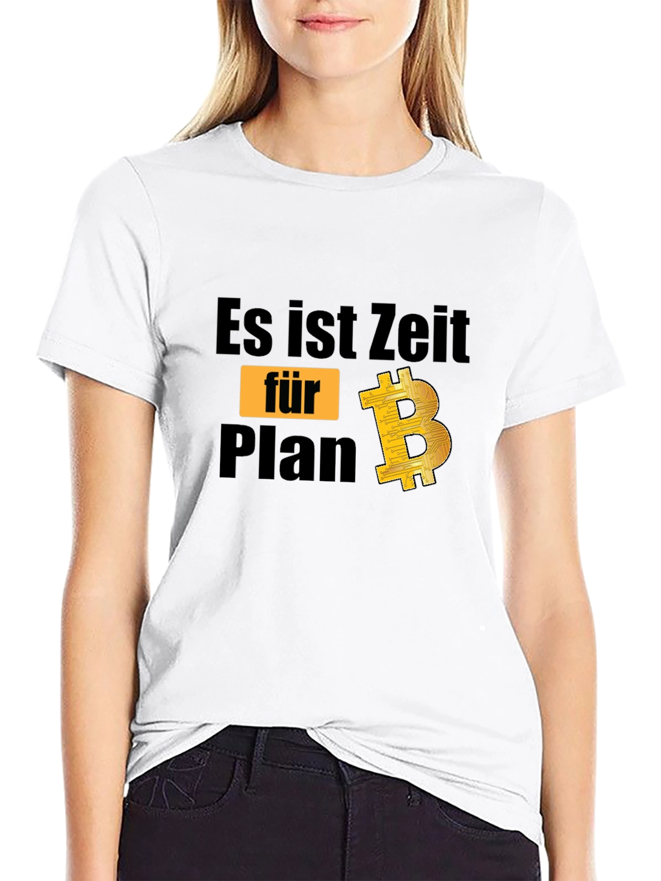 Time for Plan B Bitcoin Graphic Tee