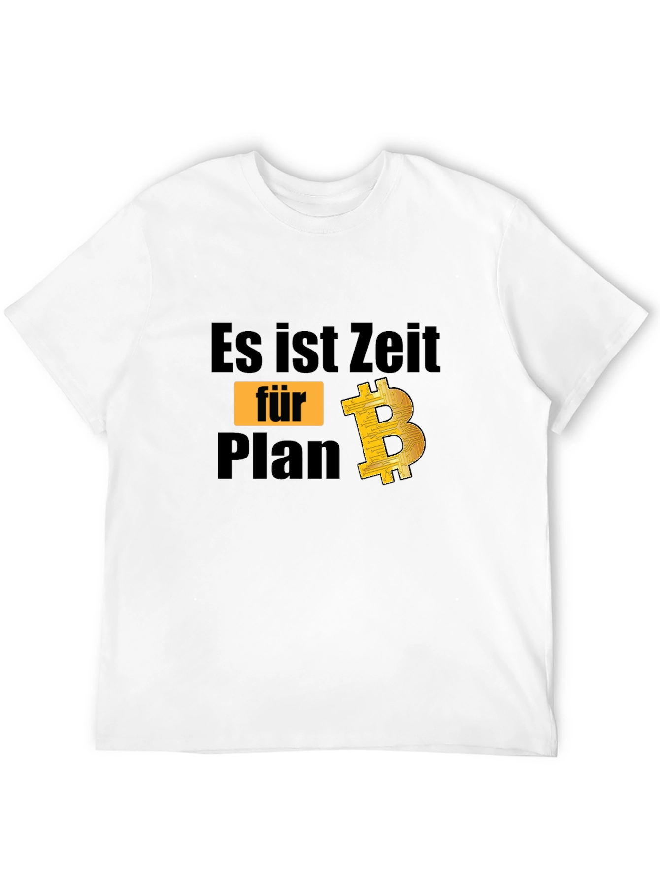 Time for Plan B Bitcoin Graphic Tee