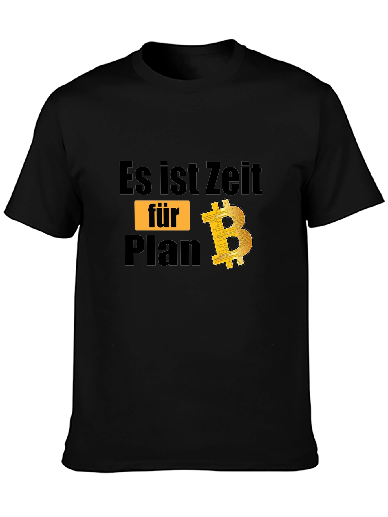 Time for Plan B Bitcoin Graphic Tee