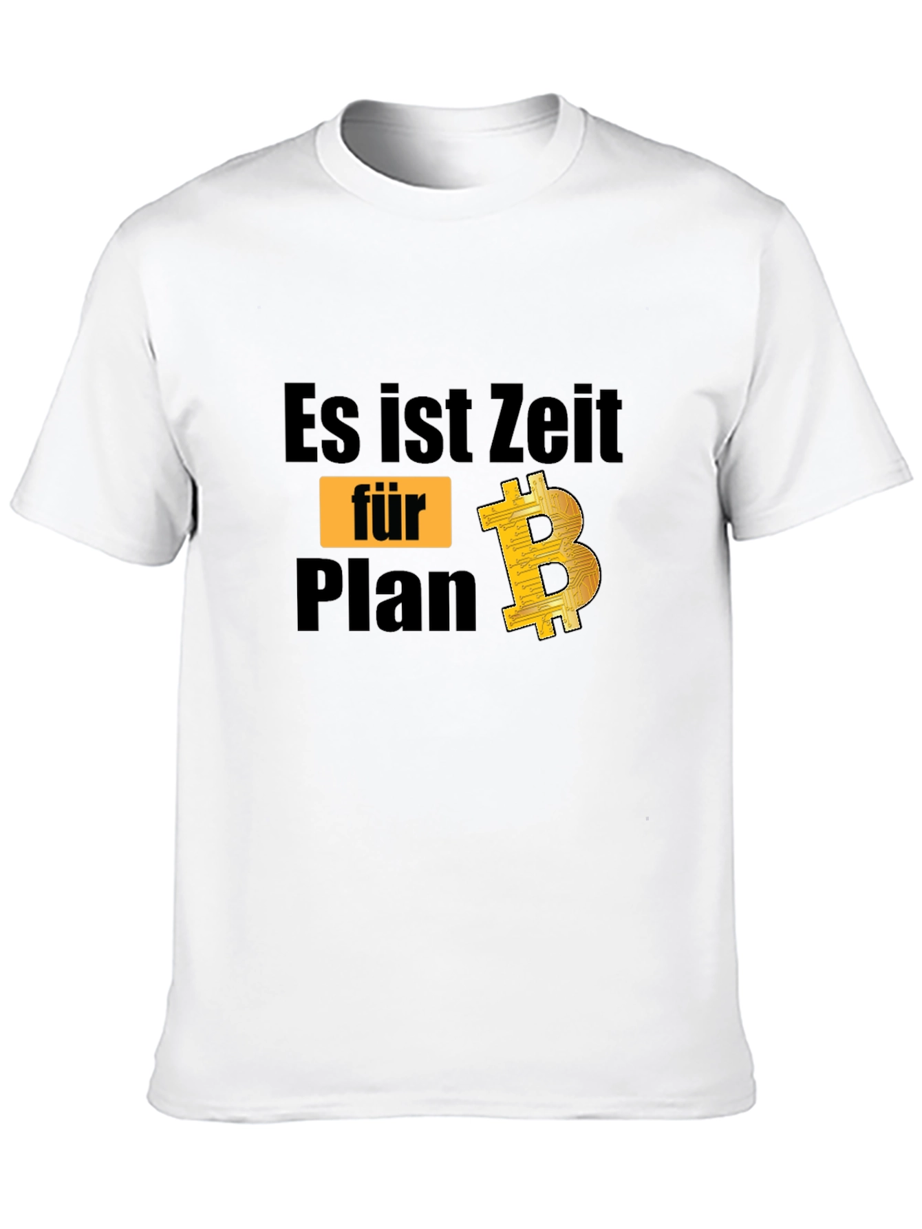 Time for Plan B Bitcoin Graphic Tee