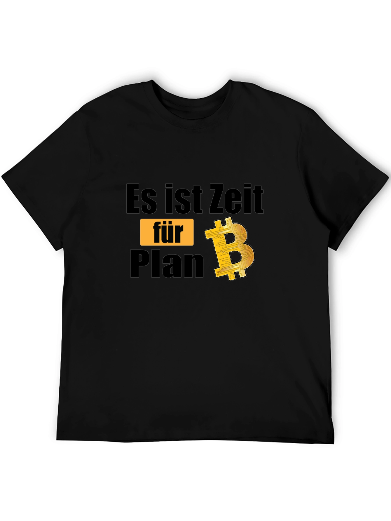 Time for Plan B Bitcoin Graphic Tee