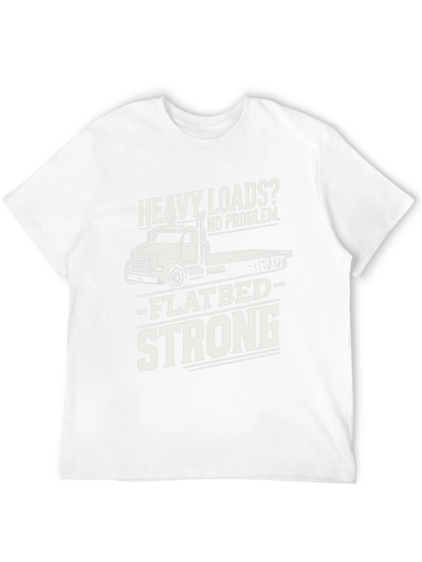 Heavy Loads Flatbed Truck T-Shirt