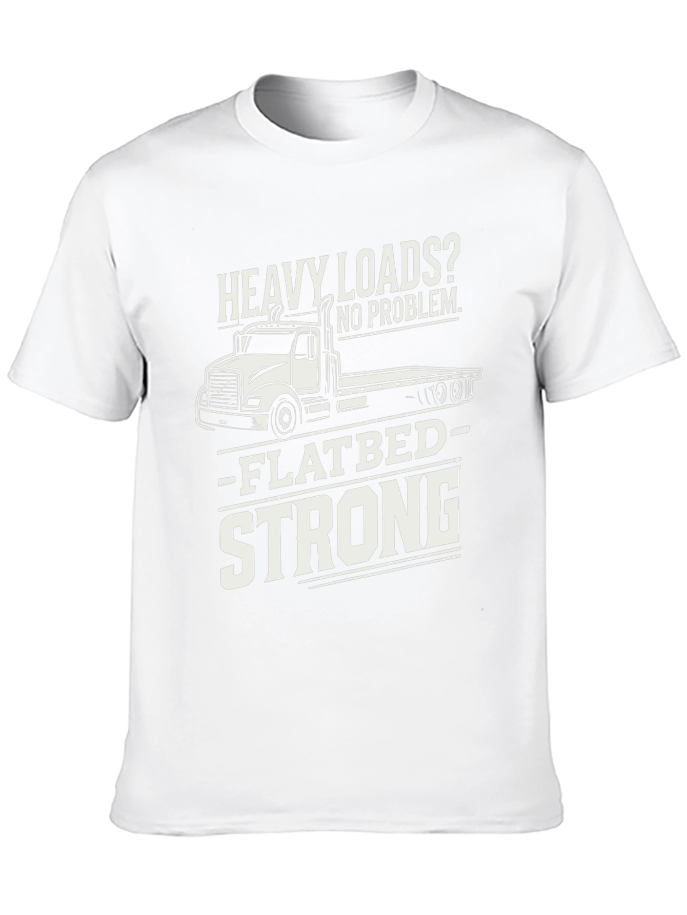 Heavy Loads Flatbed Truck T-Shirt