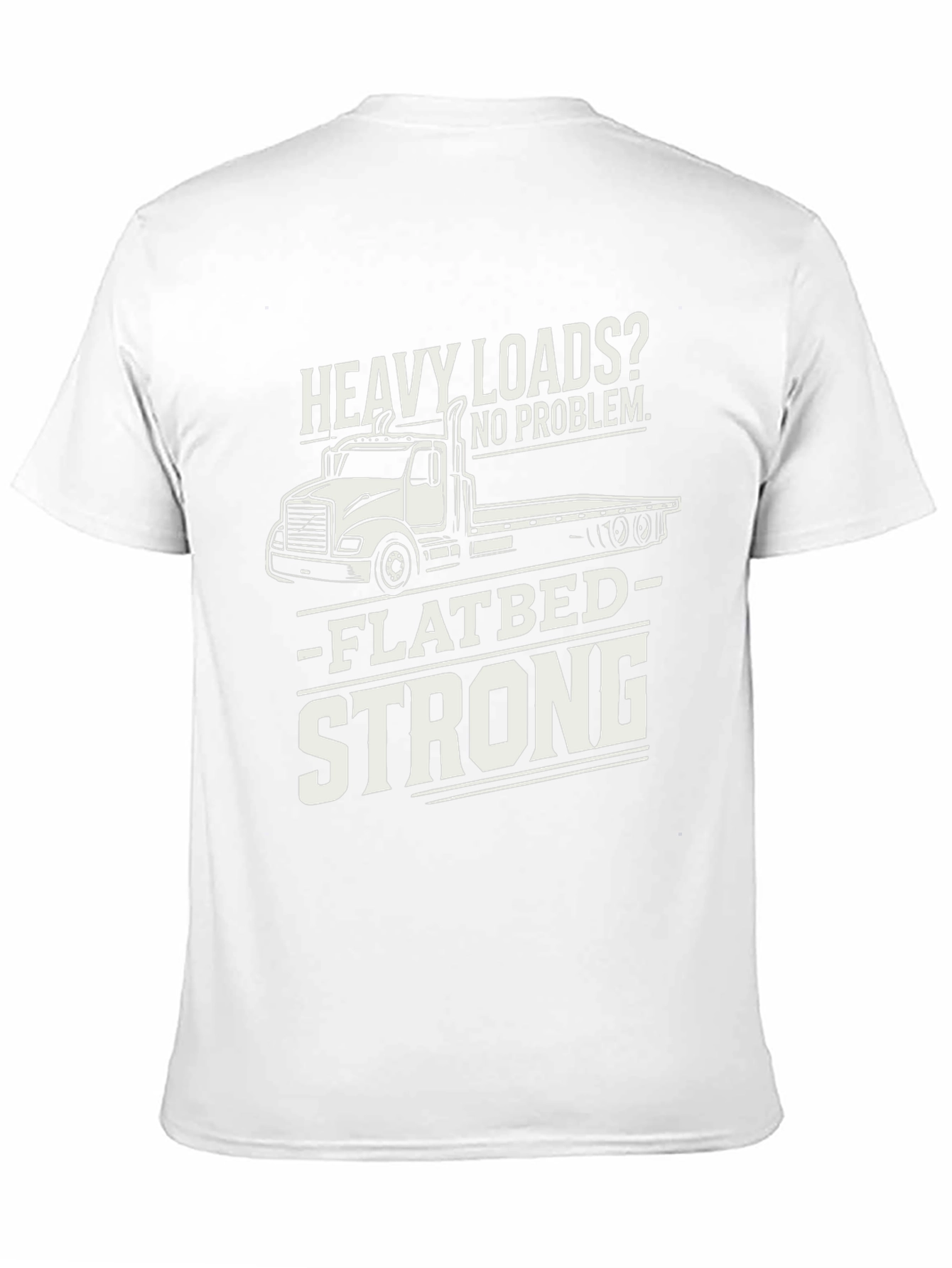 Heavy Loads Flatbed Truck T-Shirt