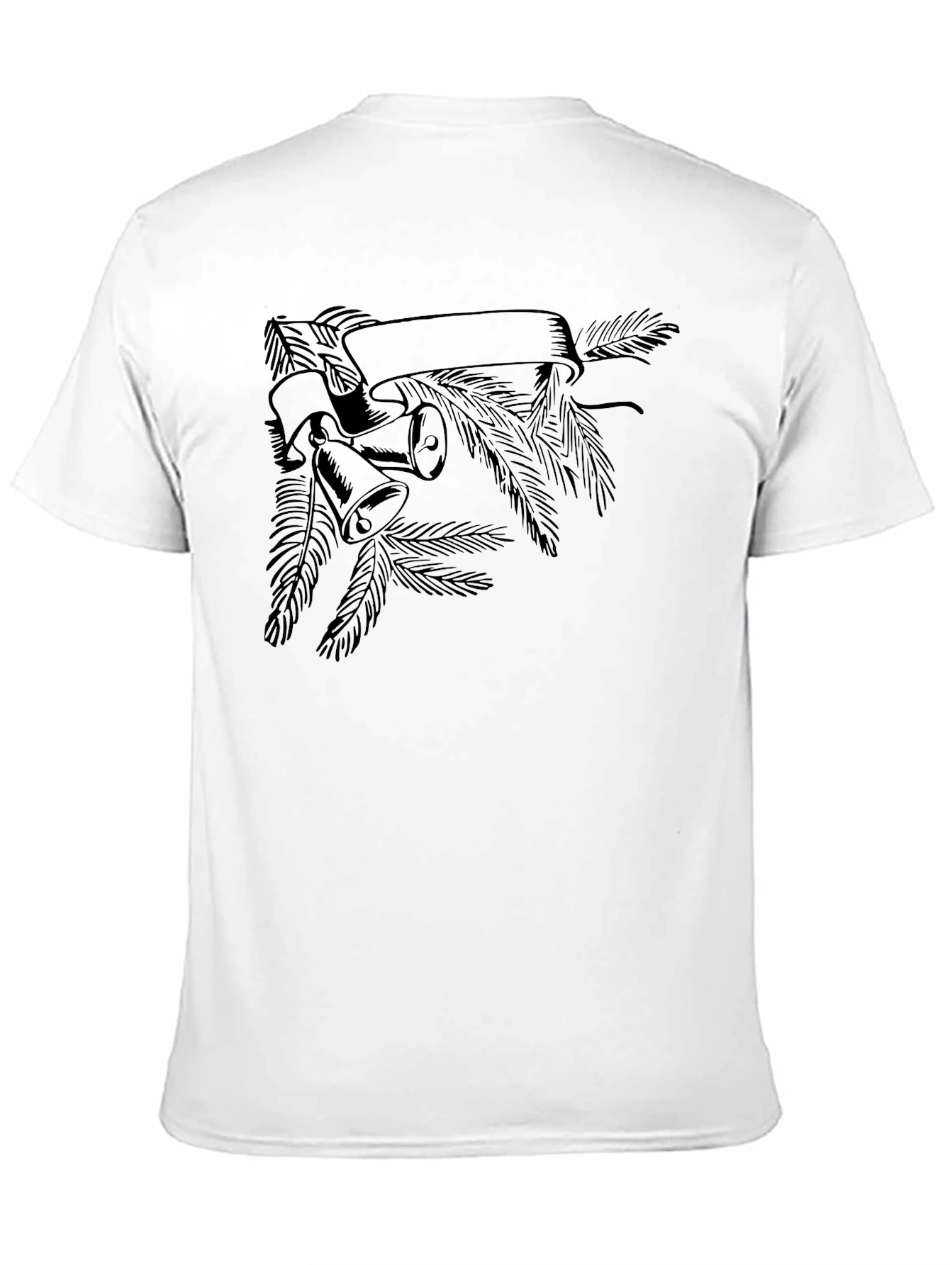 Christmas Bell & Banner Graphic T-Shirt