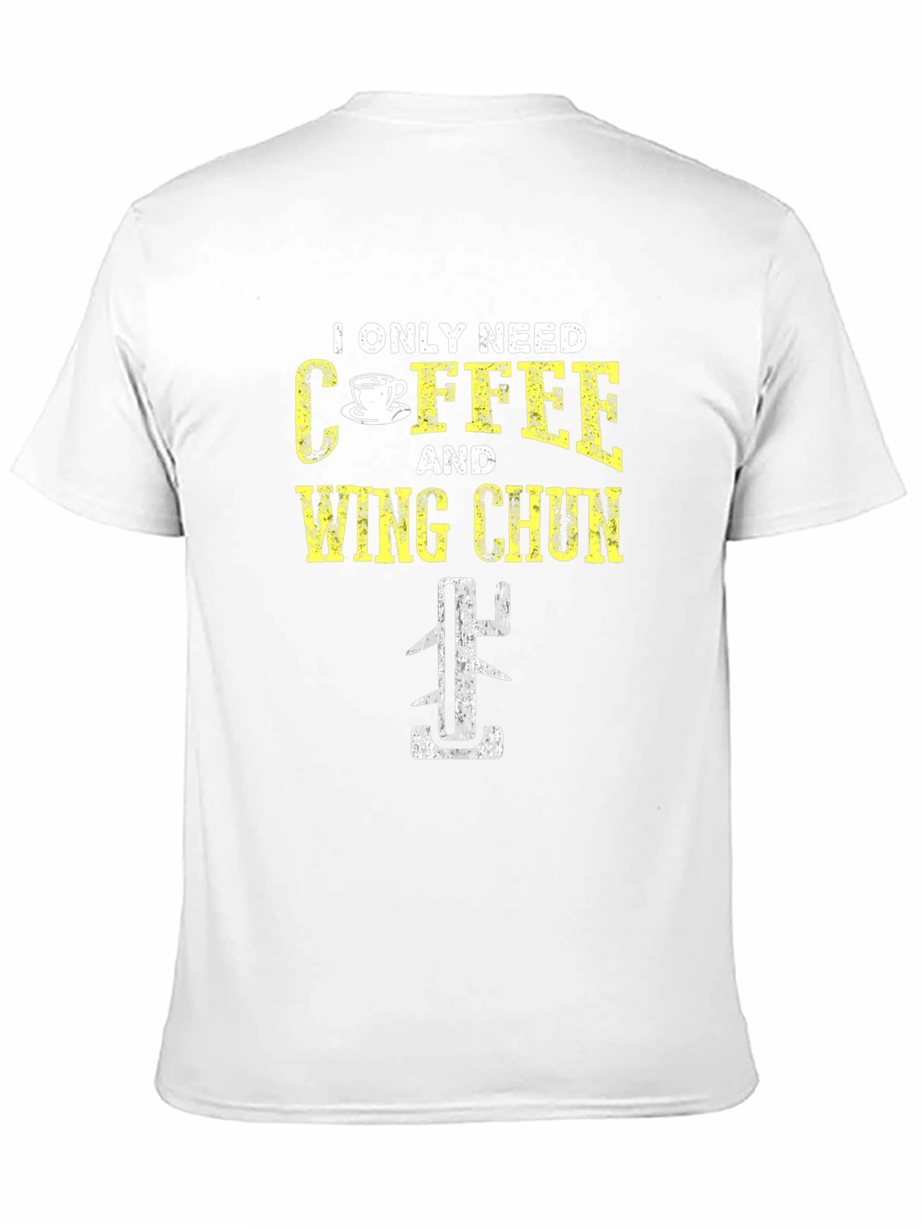 Coffee and Wing Chun Black T-Shirt