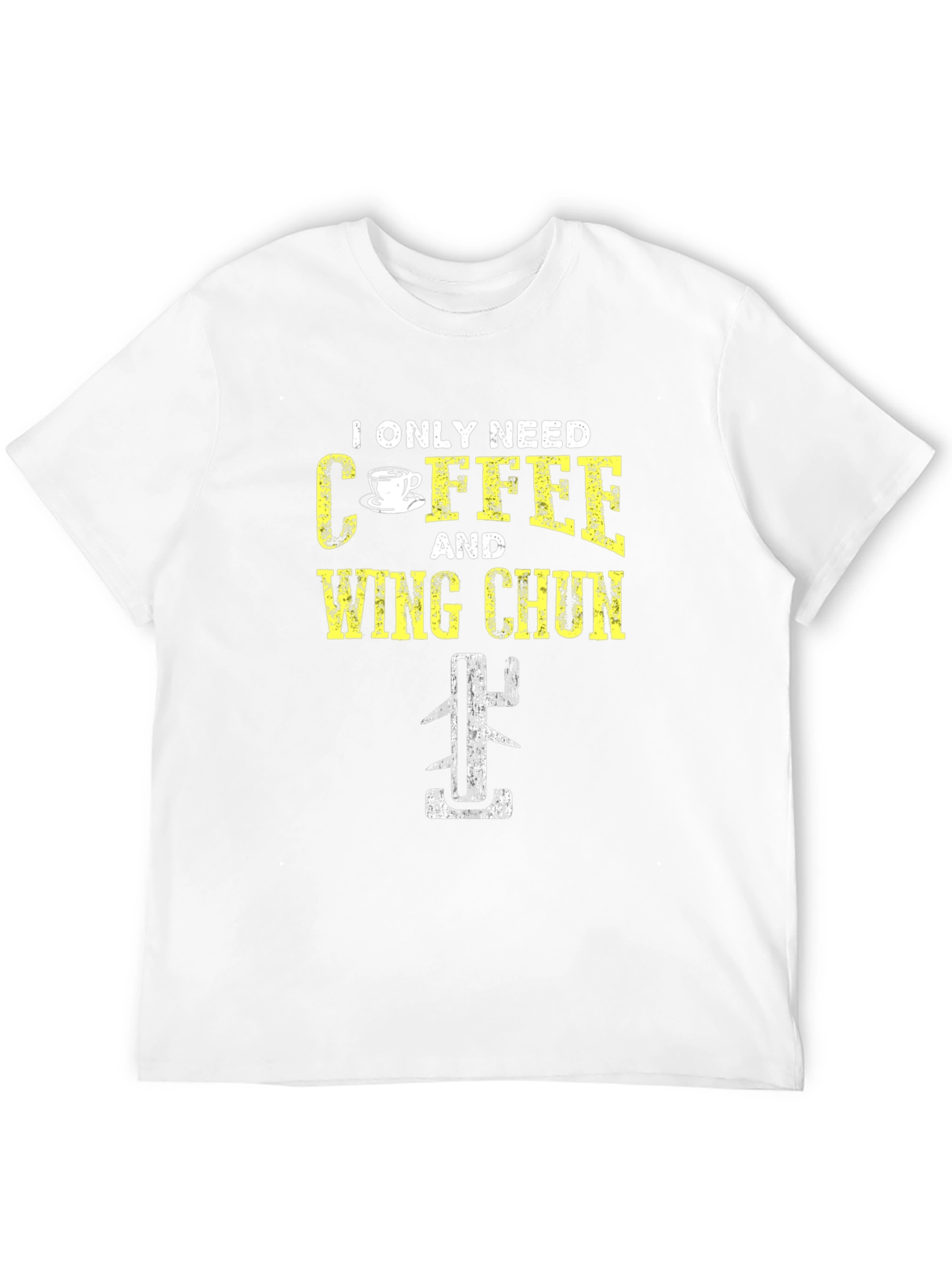 Coffee and Wing Chun Black T-Shirt