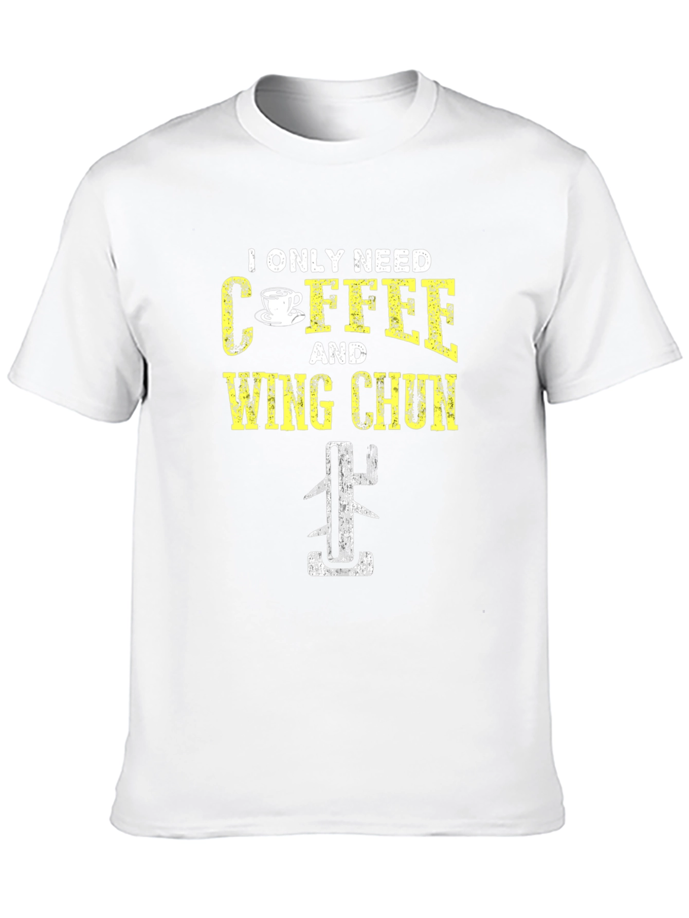 Coffee and Wing Chun Black T-Shirt