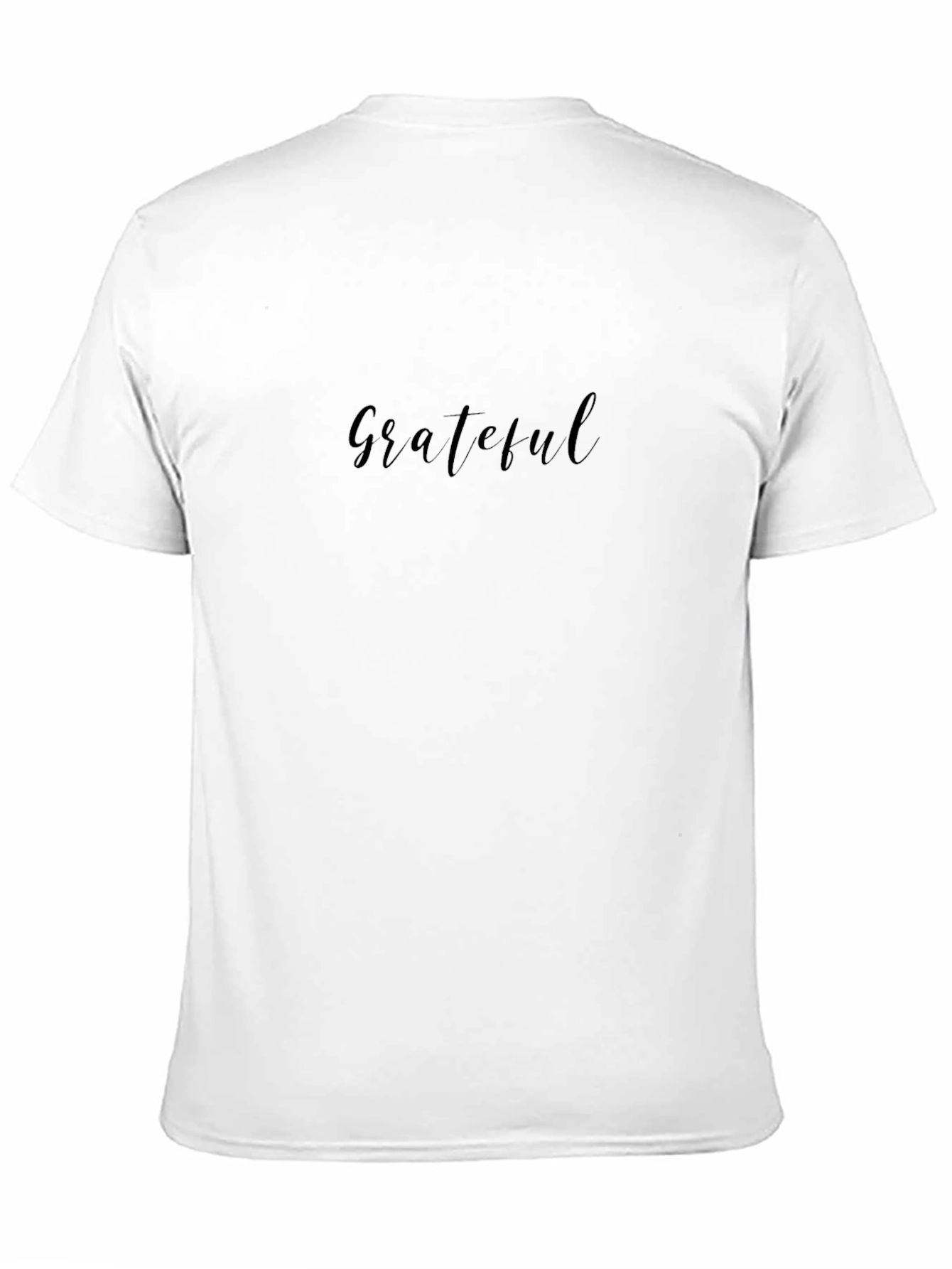 Grateful Black T-Shirt Stylish Casual Wear