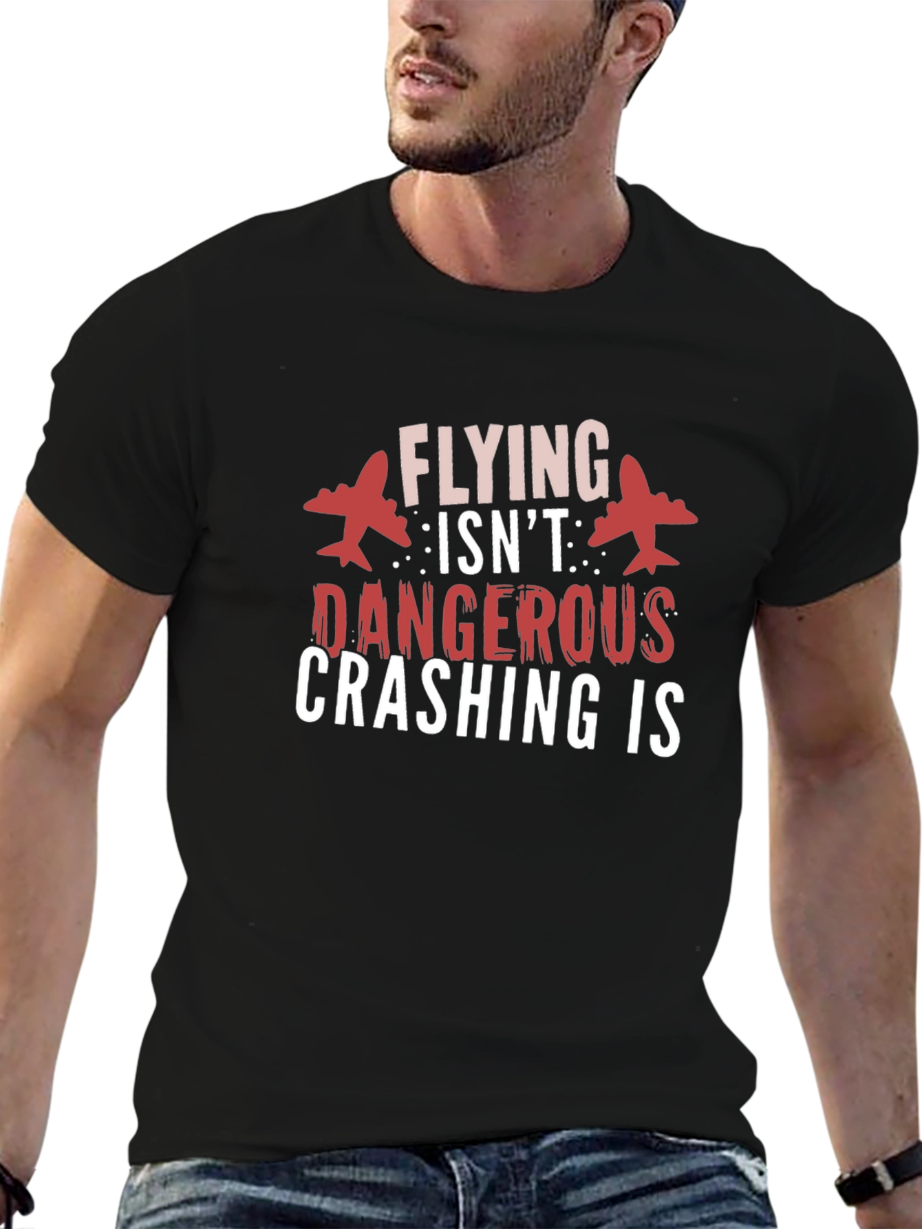 Flying Isnt Dangerous Graphic Tee