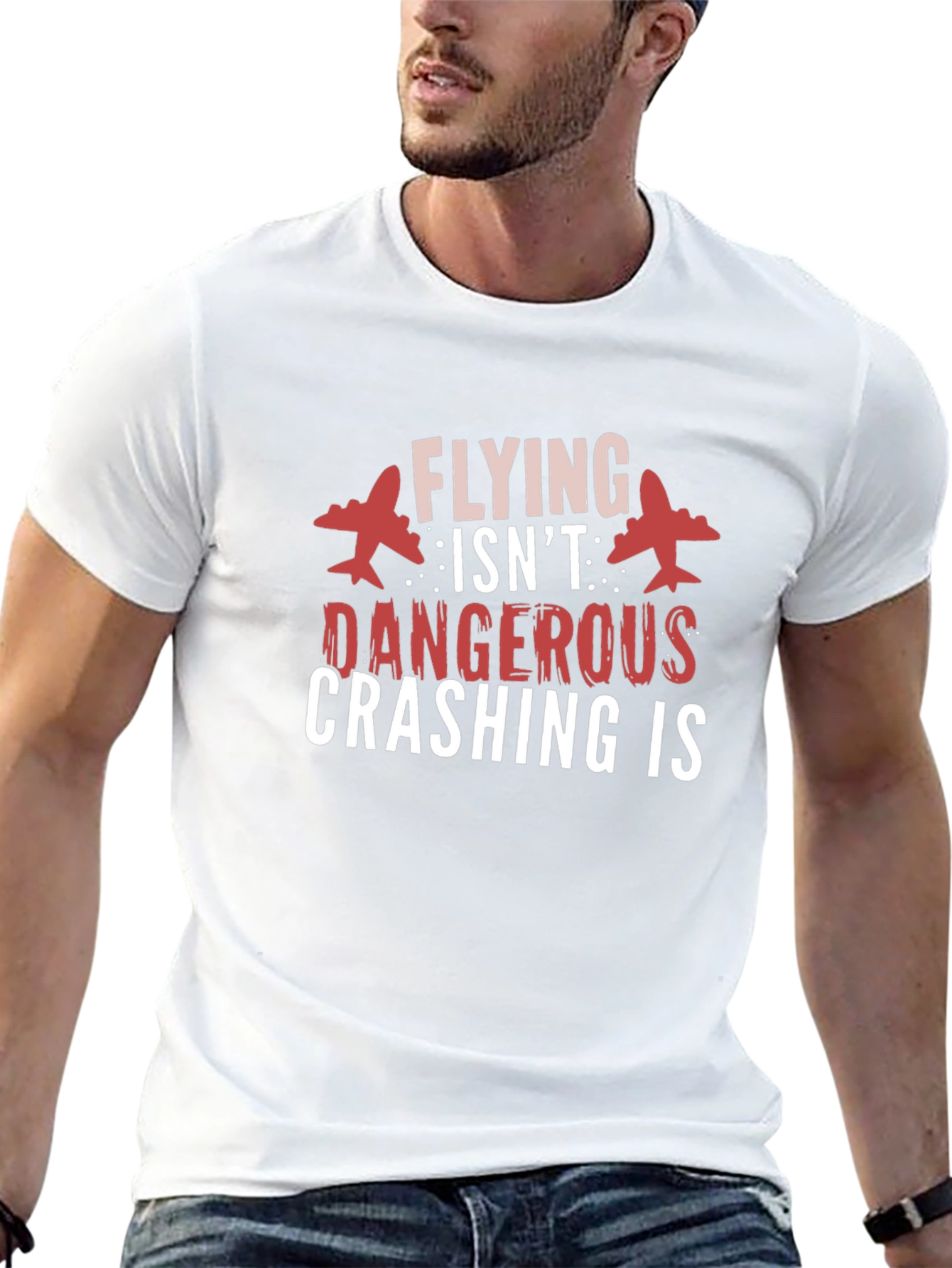 Flying Isnt Dangerous Graphic Tee