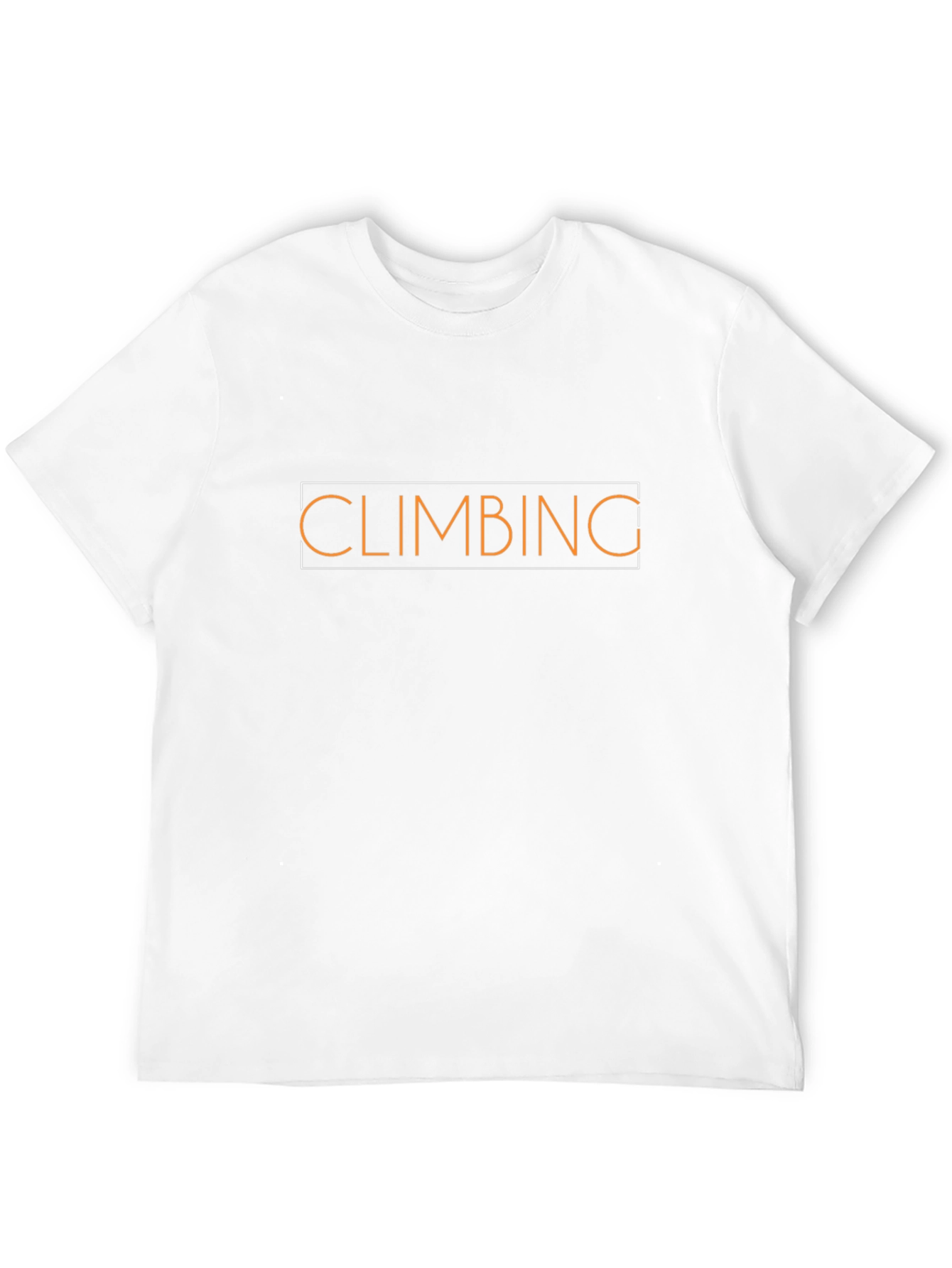 Climbing Graphic Tee - Black Cotton T-Shirt