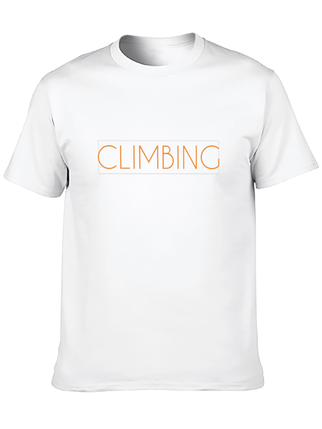 Climbing Graphic Tee - Black Cotton T-Shirt