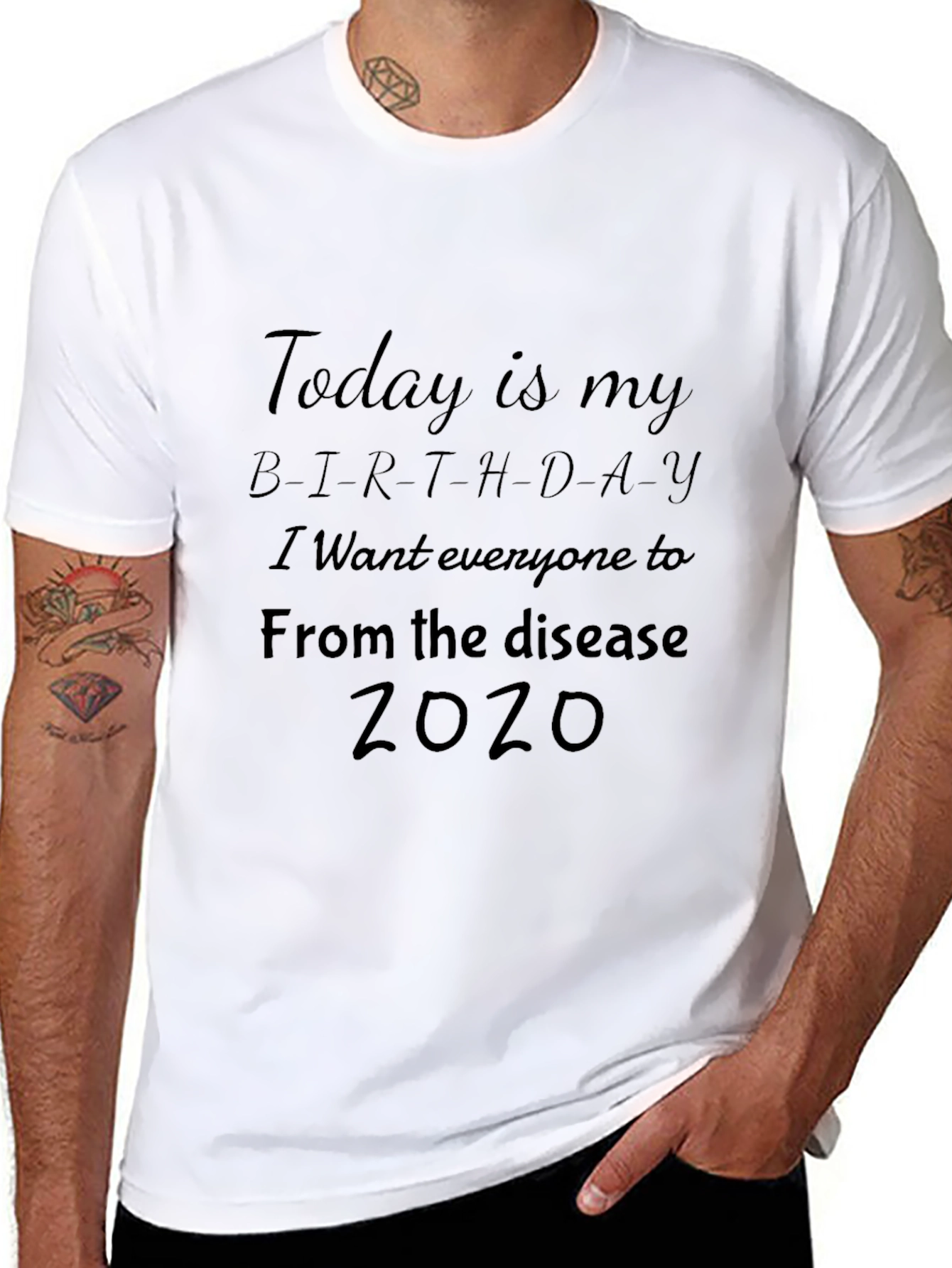 Humorous 2020 Disease Birthday T-Shirt