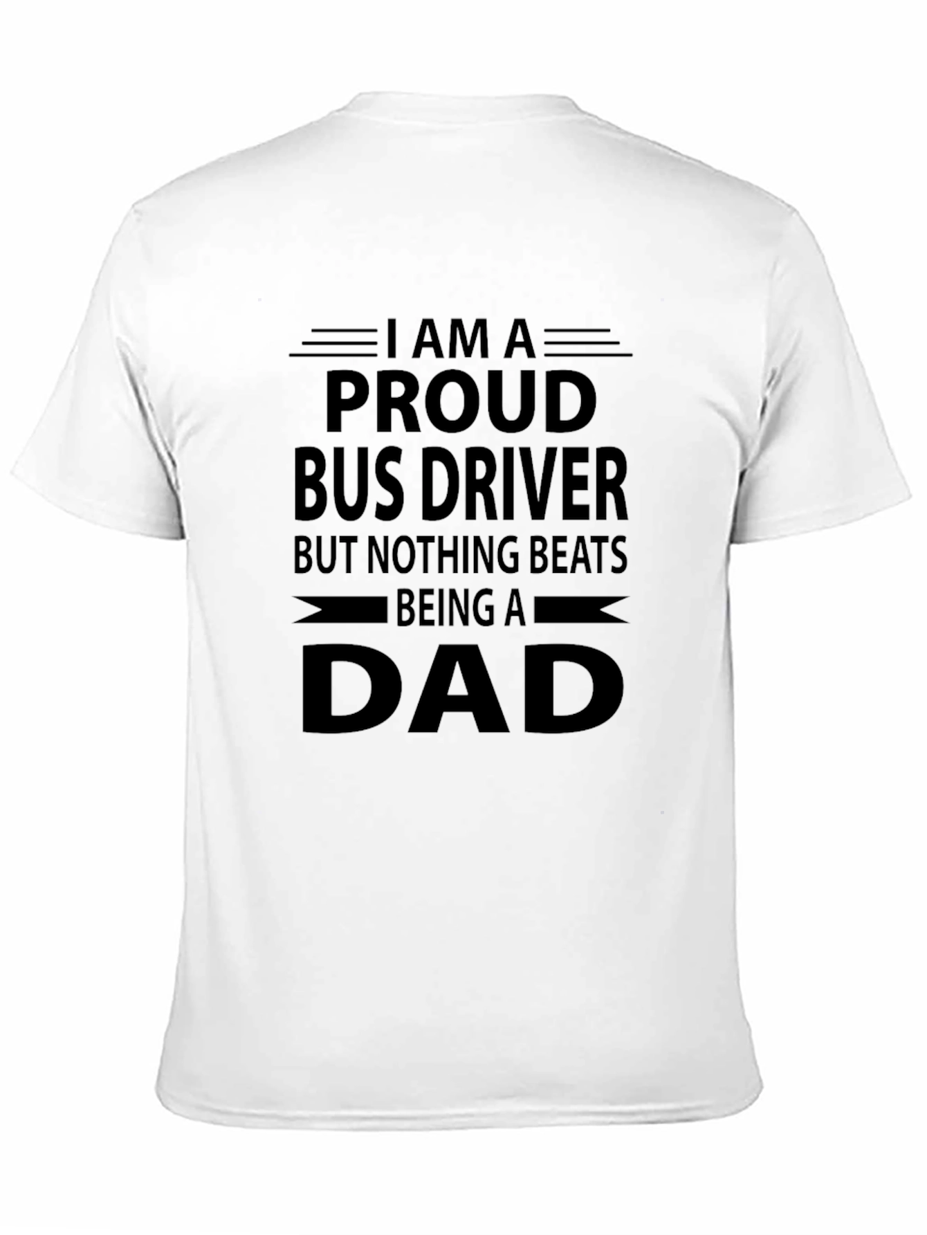 Proud Bus Driver Dad Graphic Tee