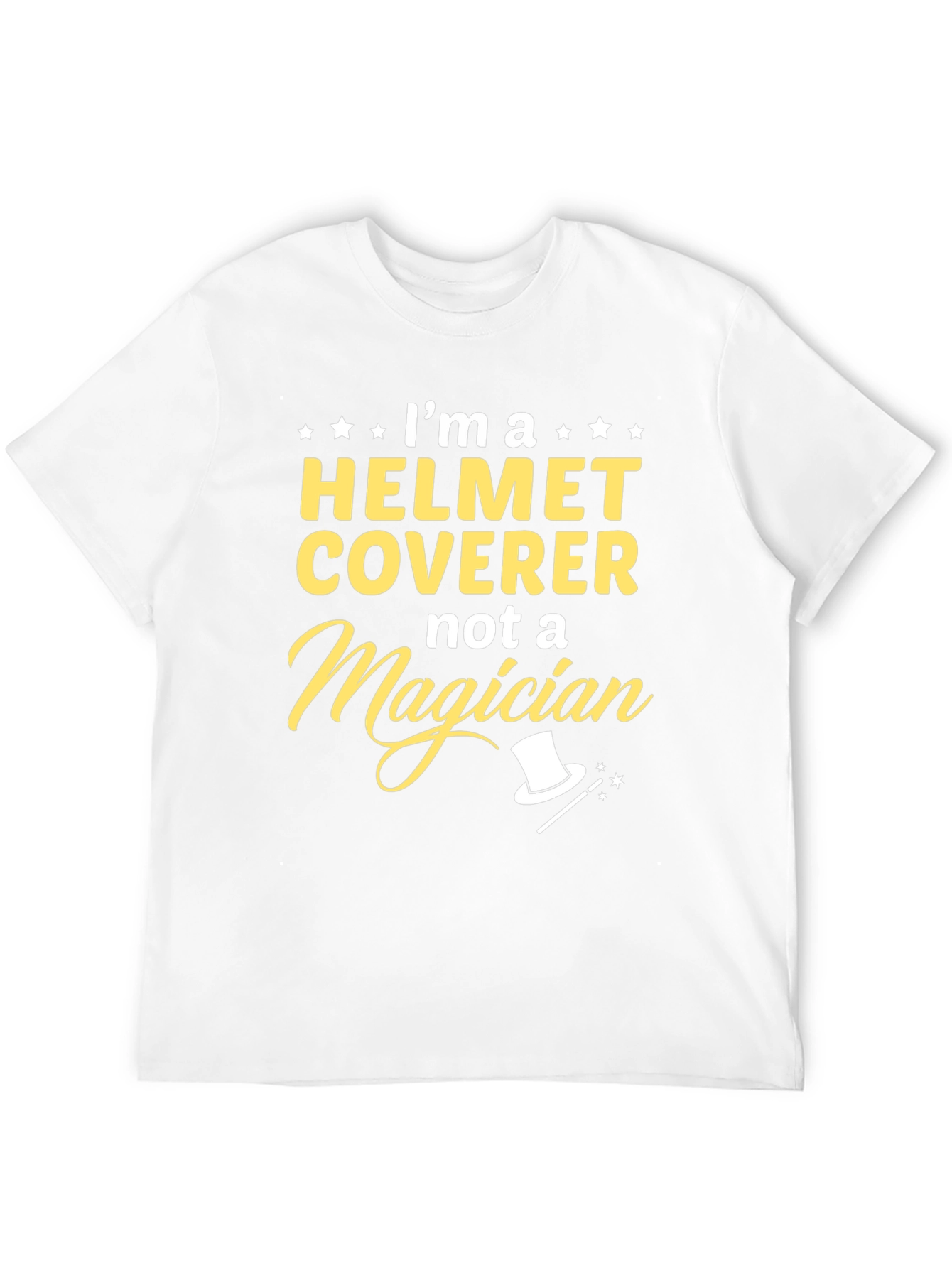 Helmet Coverer T-Shirt - Funny Job Tee