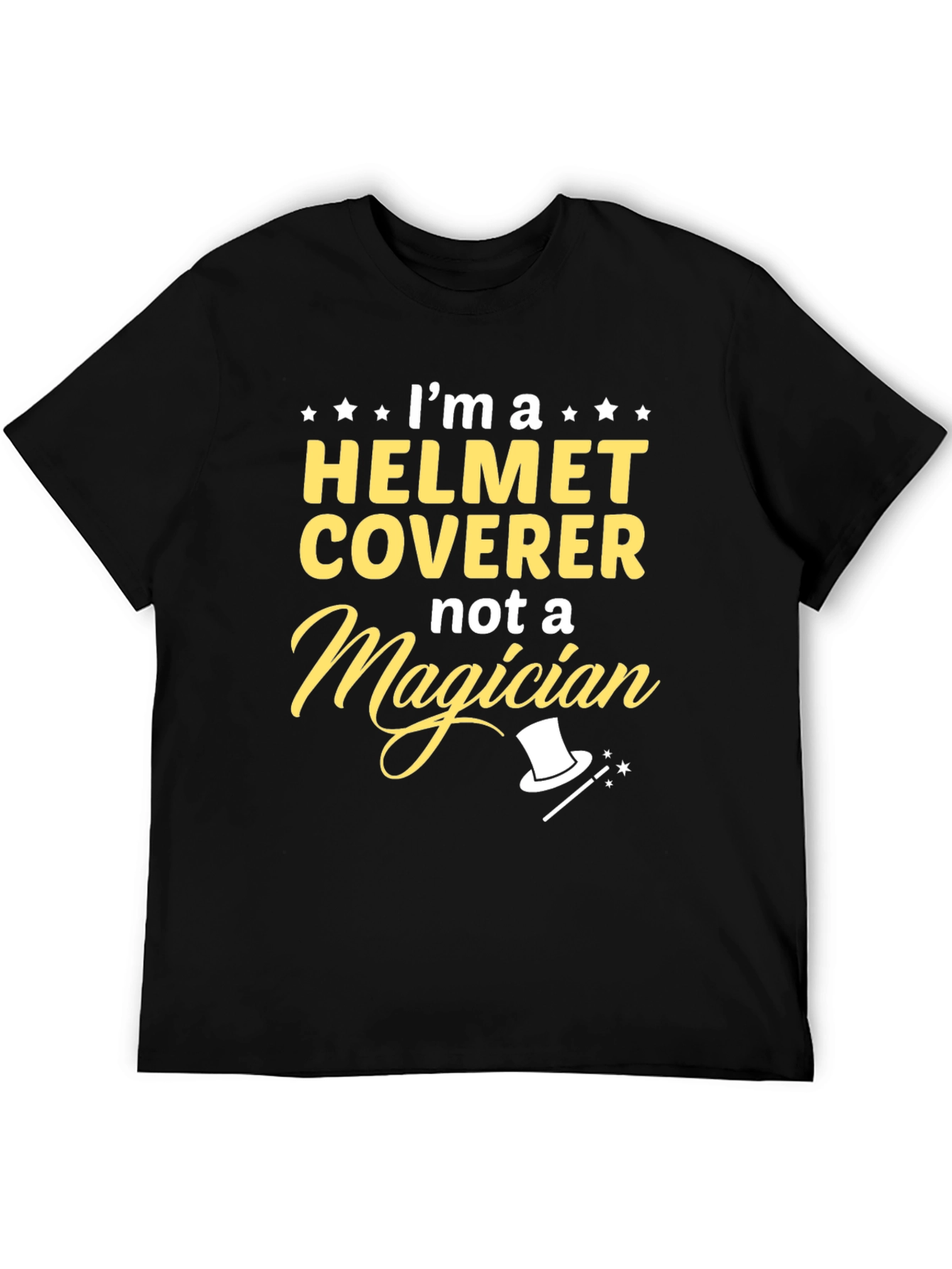 Helmet Coverer T-Shirt - Funny Job Tee