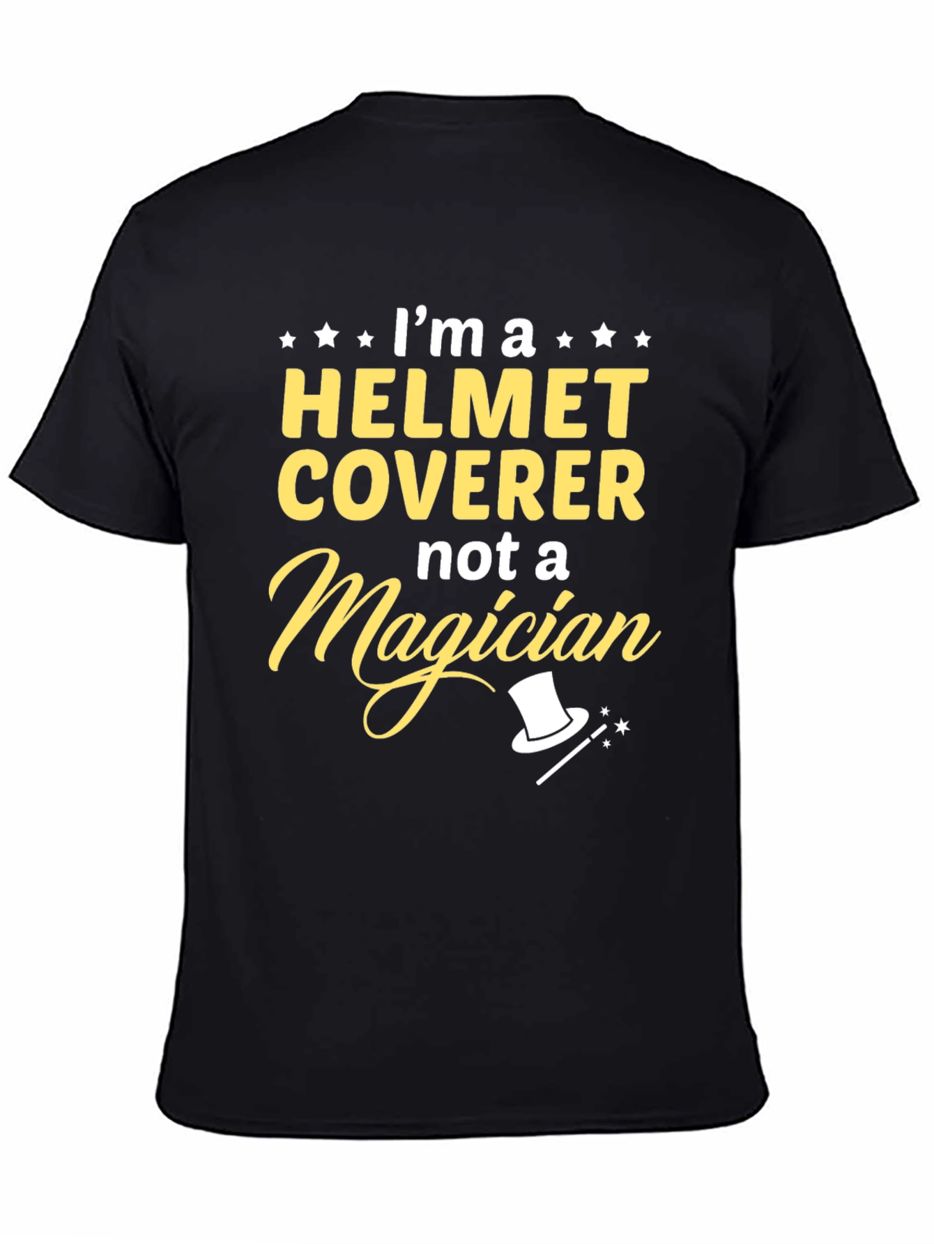 Helmet Coverer T-Shirt - Funny Job Tee