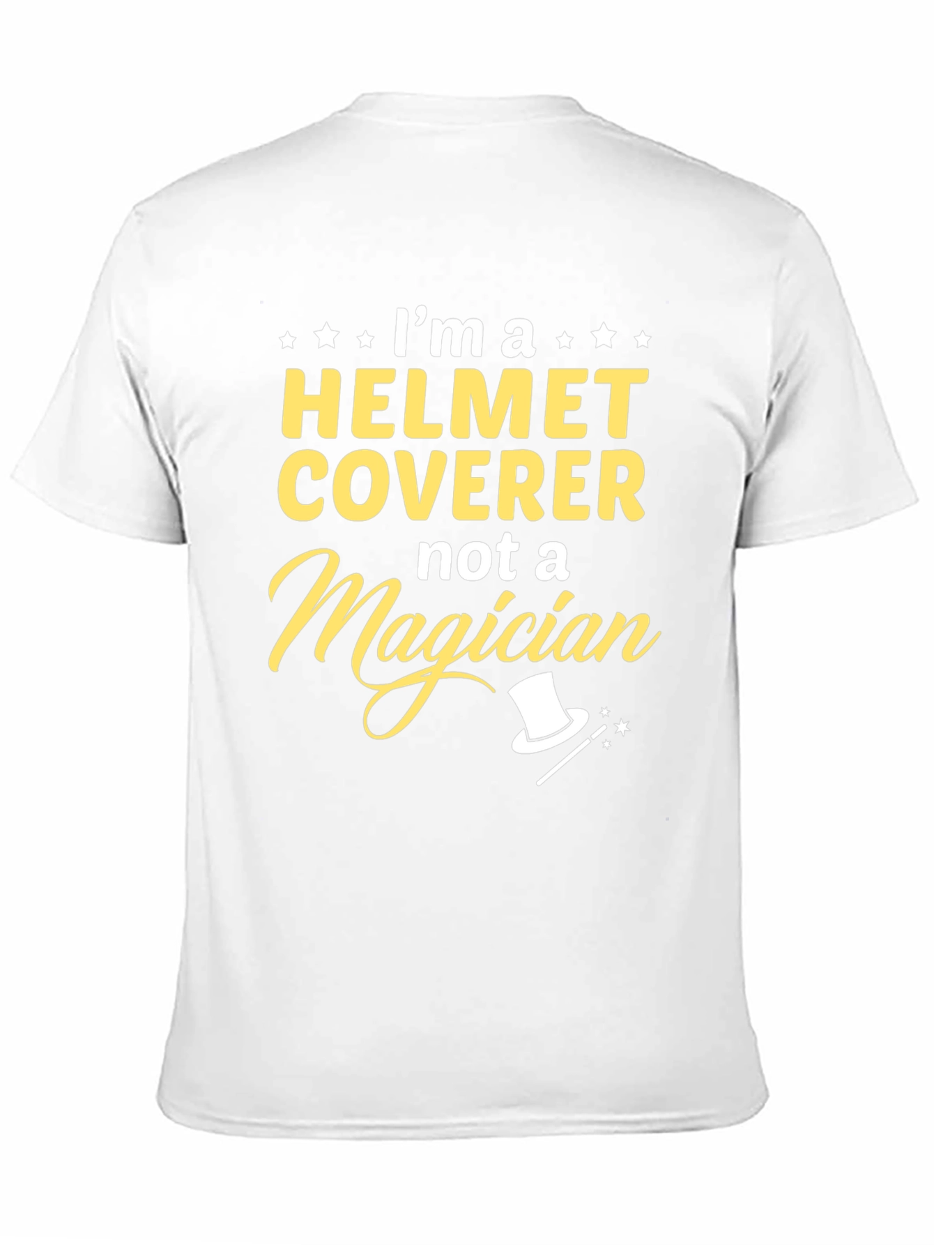 Helmet Coverer T-Shirt - Funny Job Tee