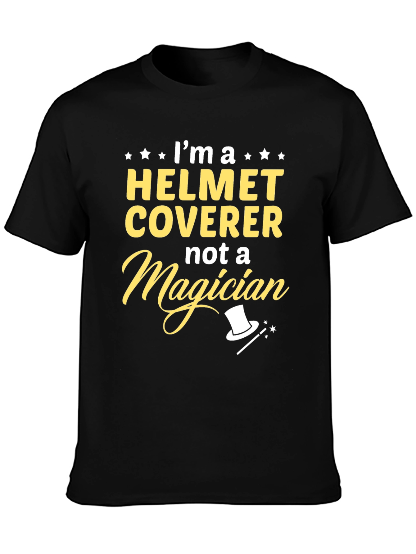 Helmet Coverer T-Shirt - Funny Job Tee