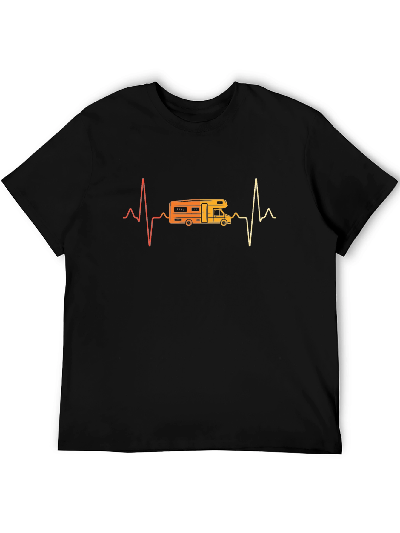 RV Heartbeat T-Shirt - Camping Lover Tee