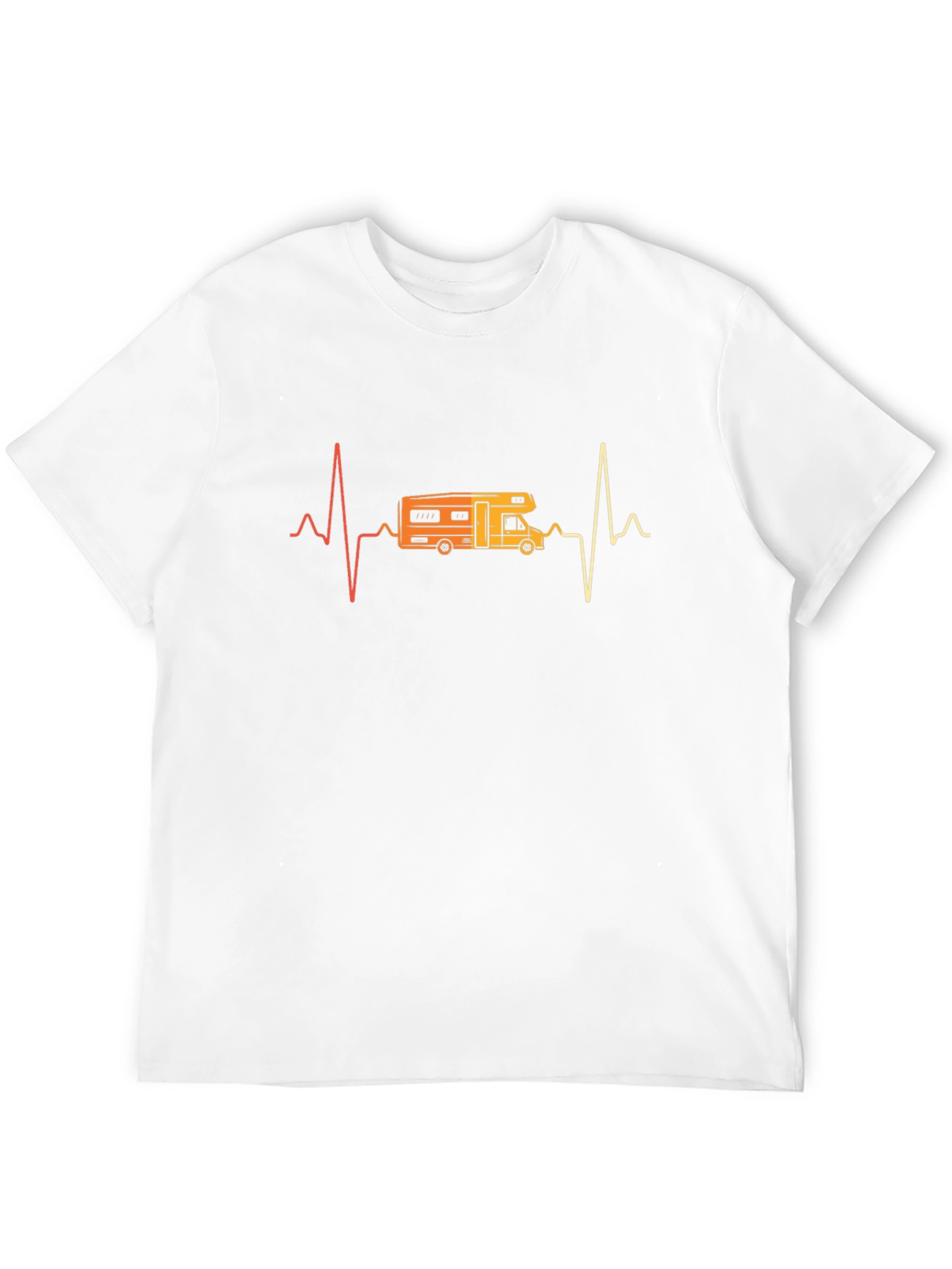RV Heartbeat T-Shirt - Camping Lover Tee