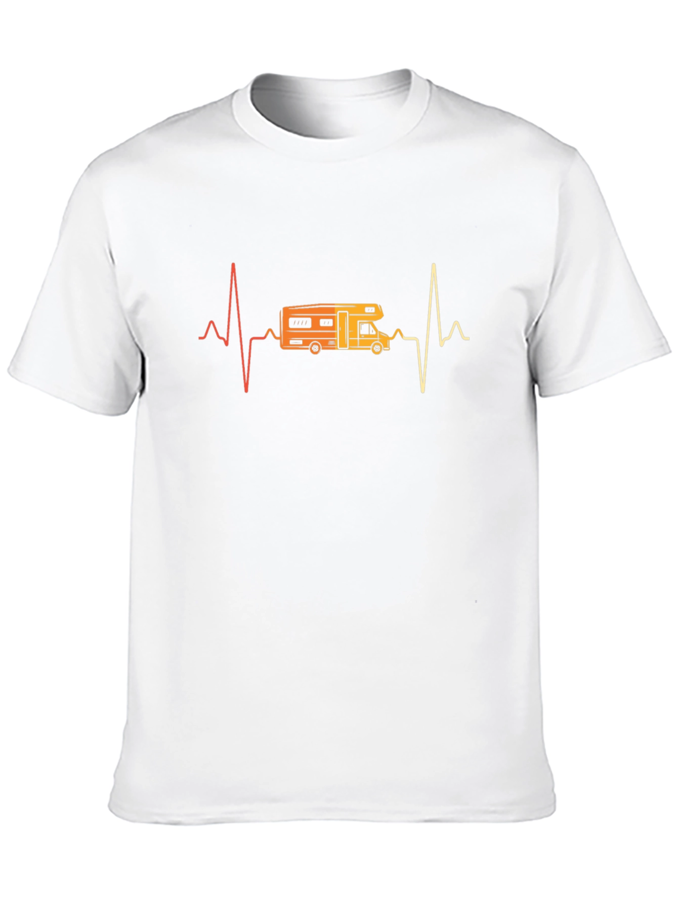 RV Heartbeat T-Shirt - Camping Lover Tee