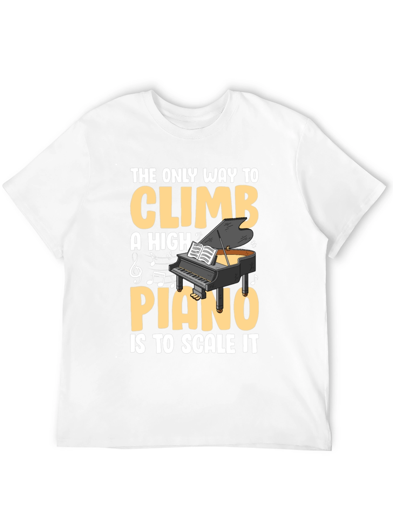 Piano Scale T-Shirt - Musical Pun Tee