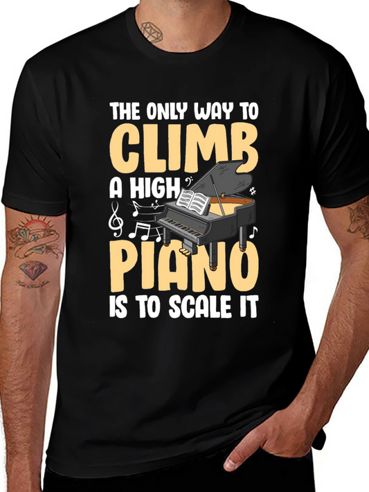 Piano Scale T-Shirt - Musical Pun Tee