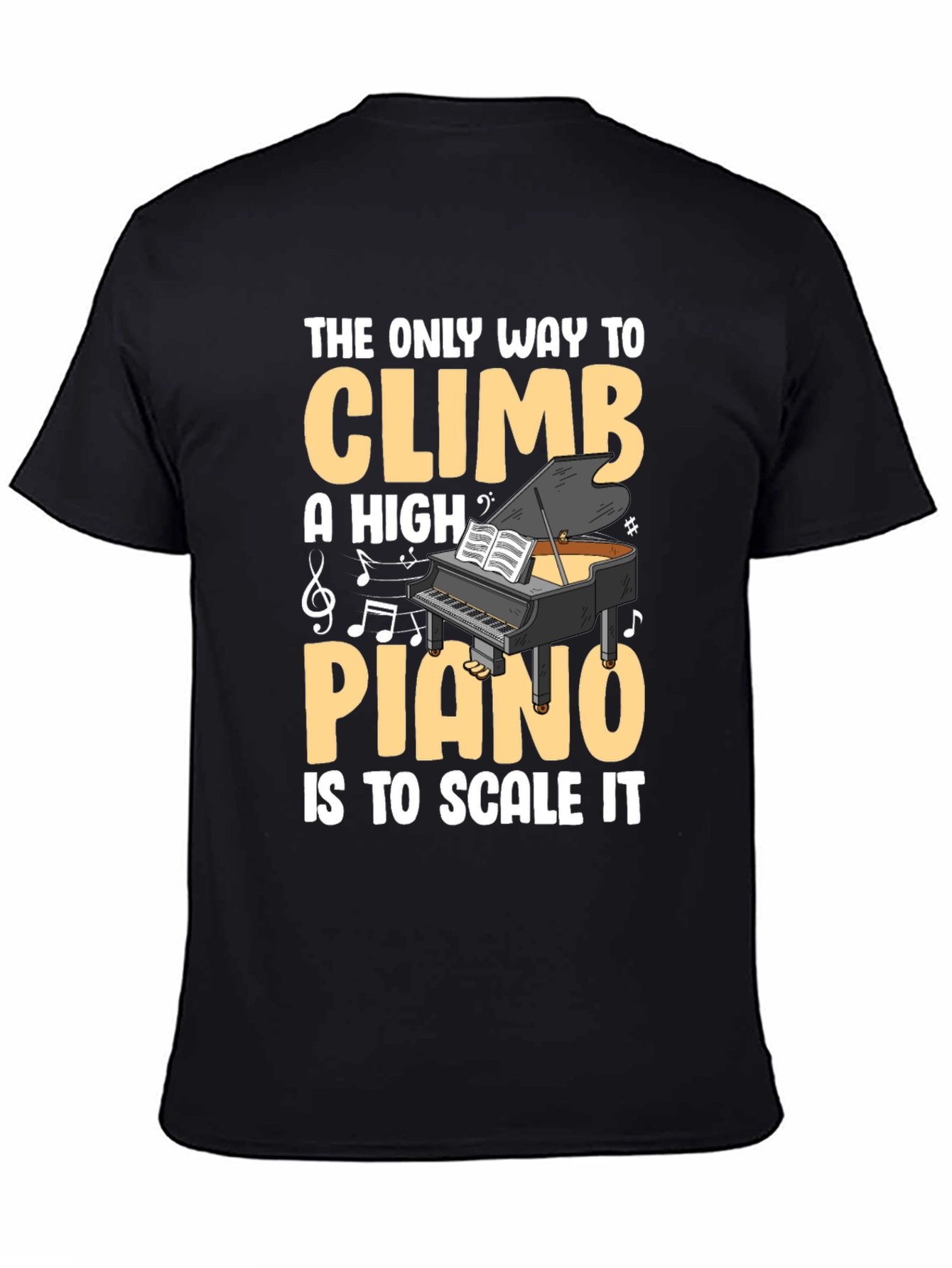 Piano Scale T-Shirt - Musical Pun Tee