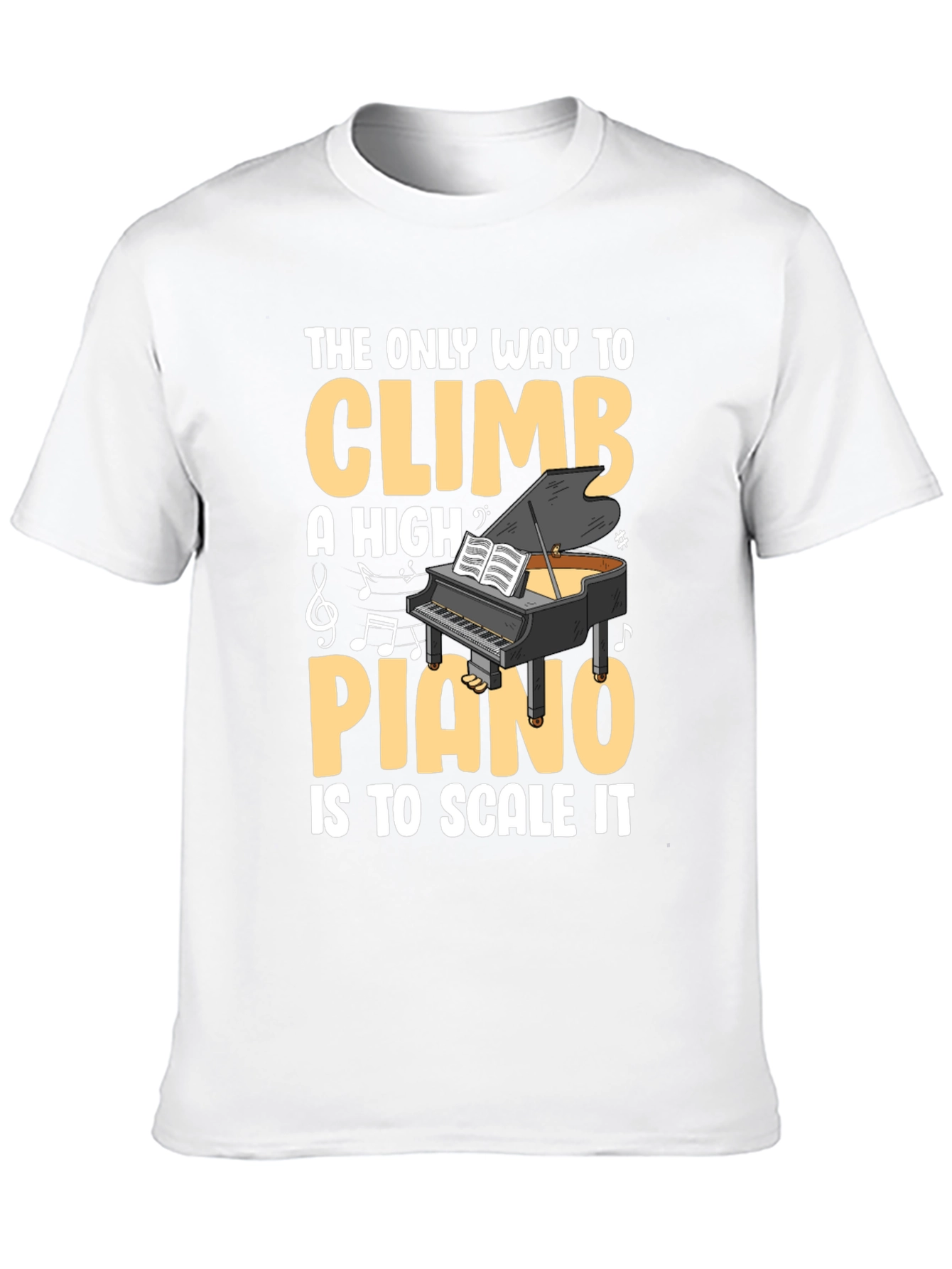 Piano Scale T-Shirt - Musical Pun Tee