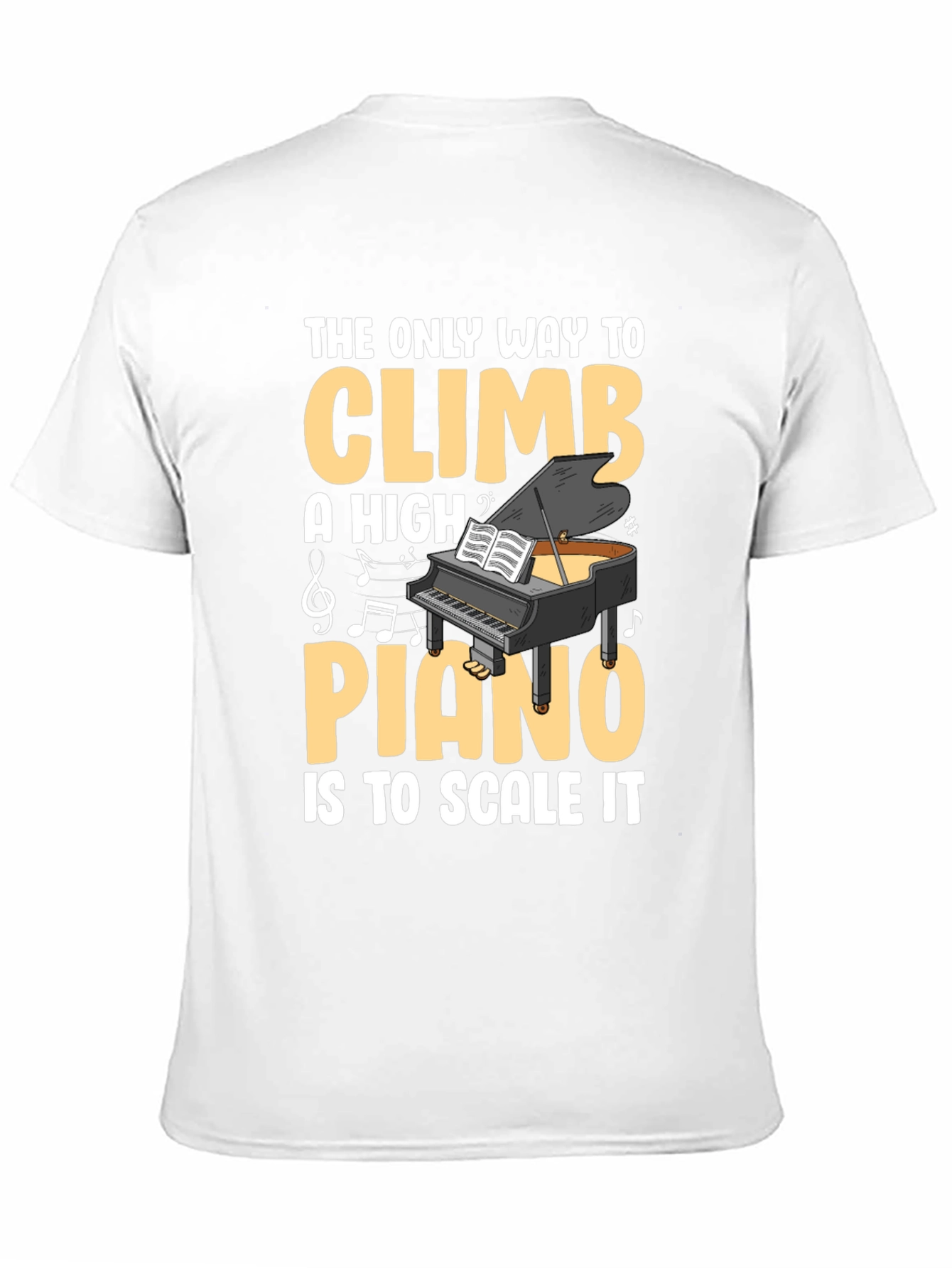 Piano Scale T-Shirt - Musical Pun Tee