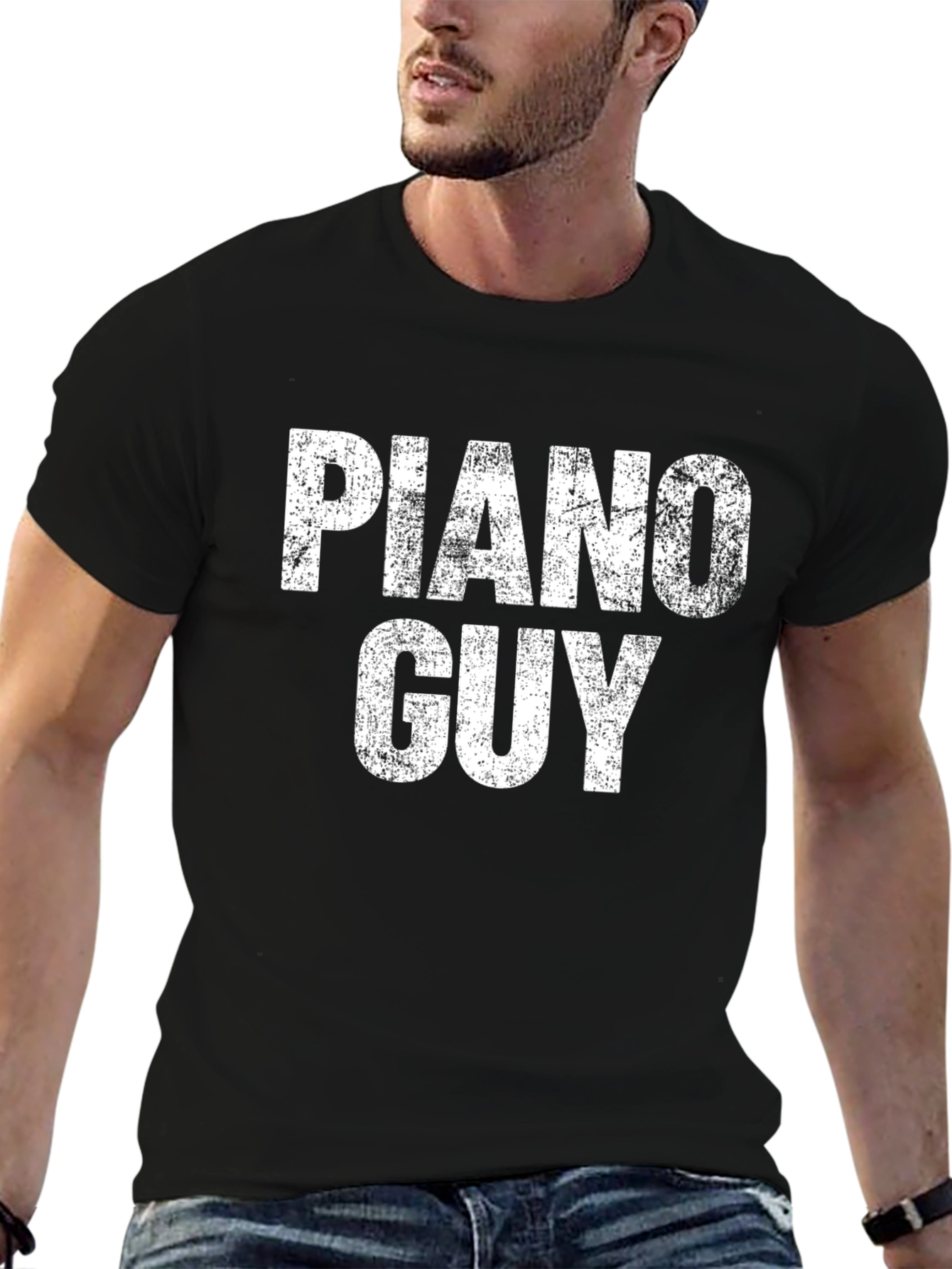 Piano Guy Graphic Tee - Black