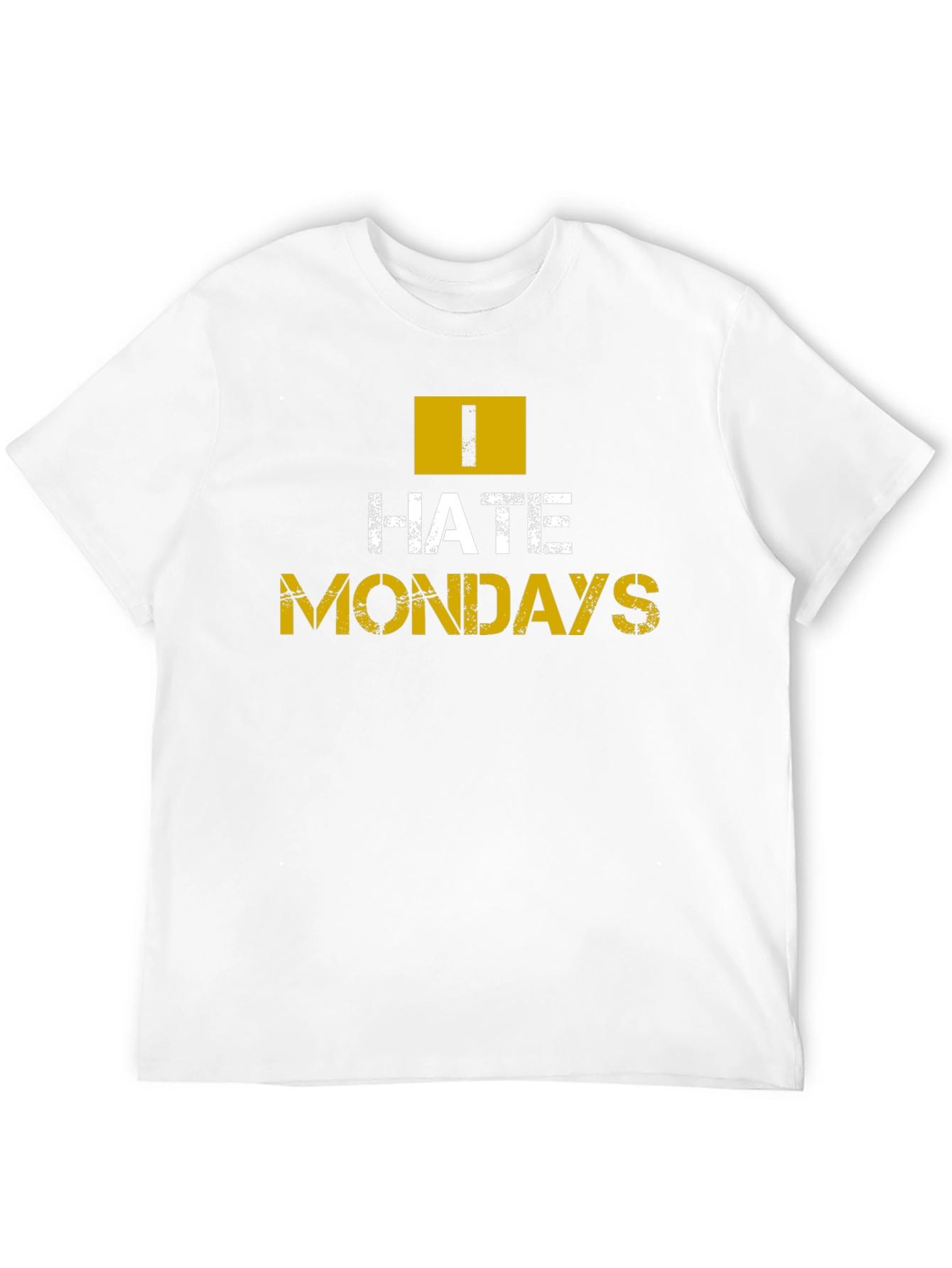 I Hate Mondays Graphic T-Shirt - Mens Black Tee