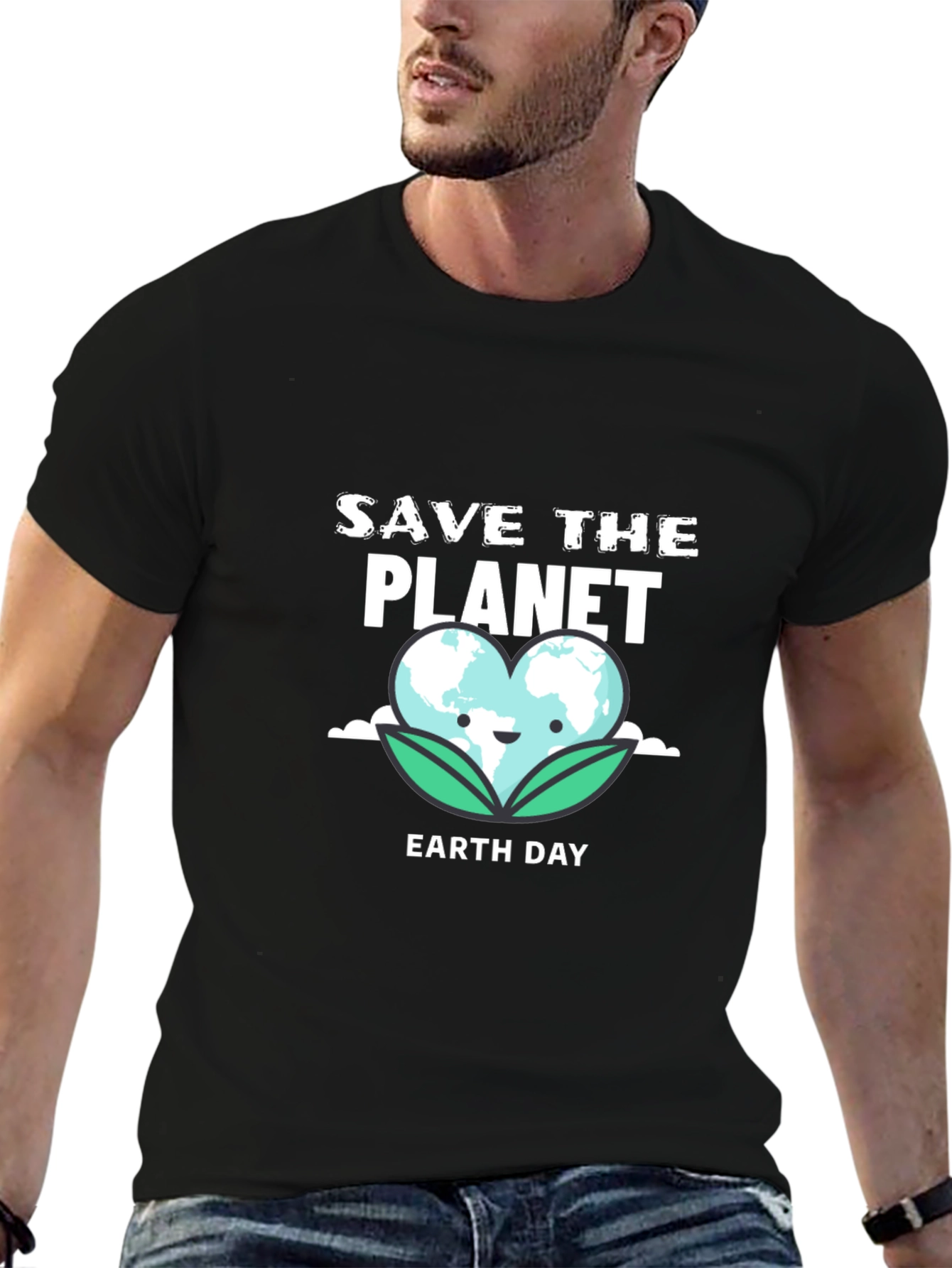 Save the Planet Earth Day Graphic T-Shirt
