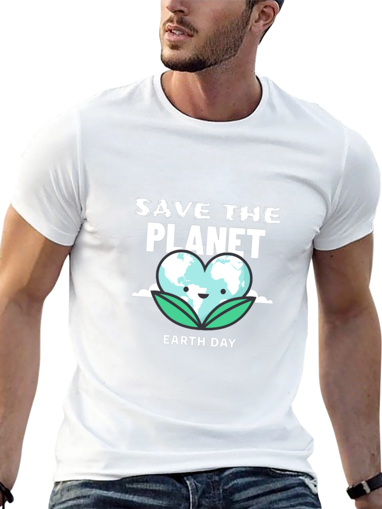 Save the Planet Earth Day Graphic T-Shirt