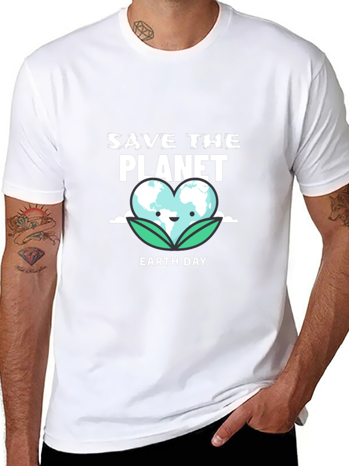 Save the Planet Earth Day Graphic T-Shirt