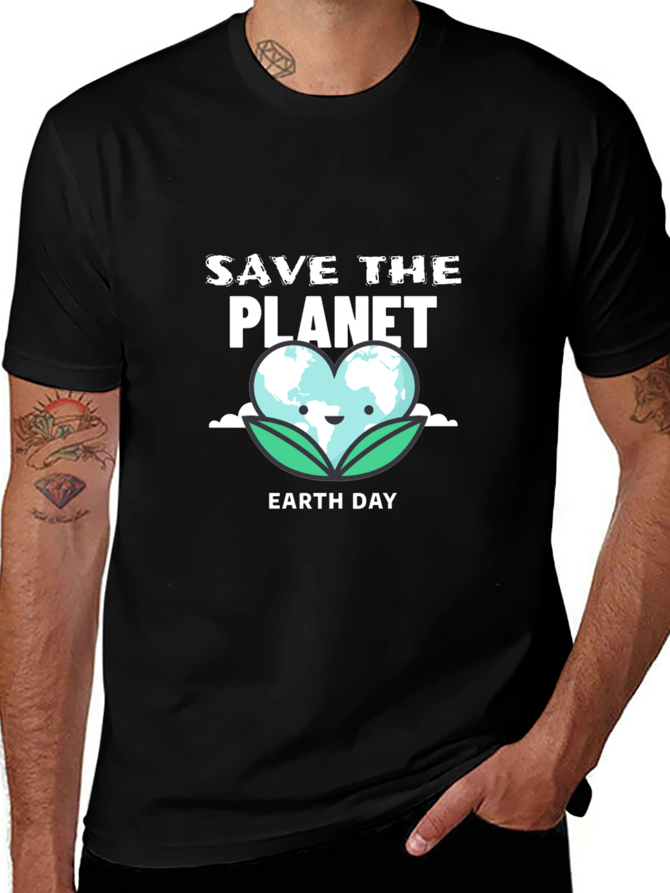 Save the Planet Earth Day Graphic T-Shirt