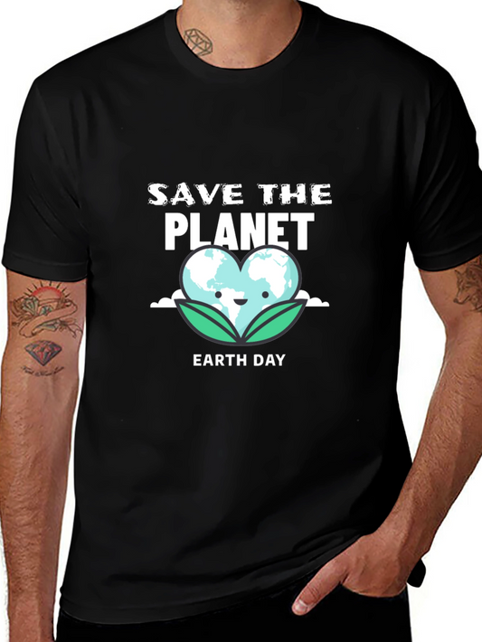 Save the Planet Earth Day Graphic T-Shirt