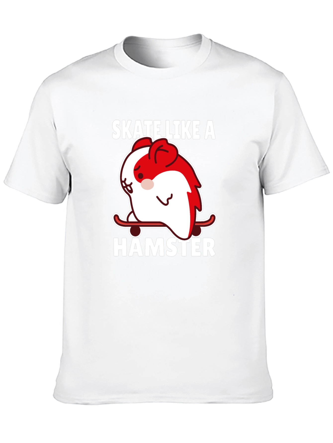 Skate Like a Hamster T-Shirt - Funny Skater Tee
