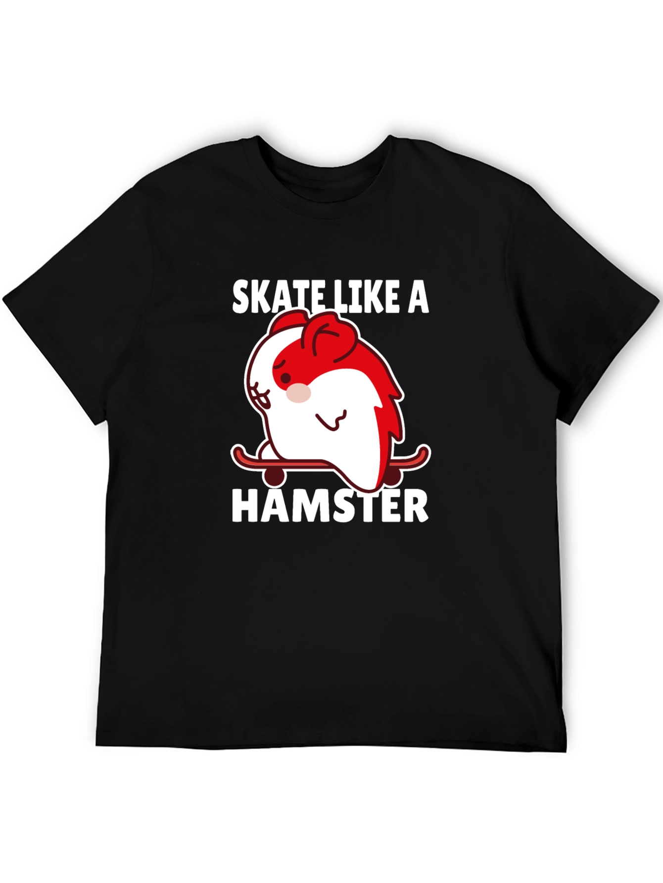 Skate Like a Hamster T-Shirt - Funny Skater Tee