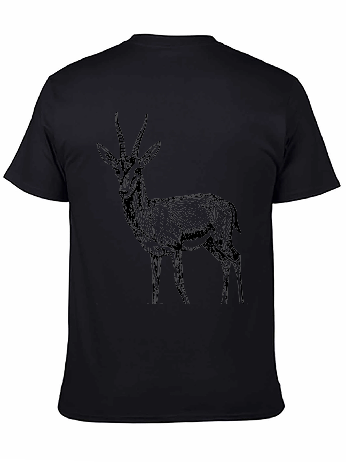 Black Antelope Graphic T-Shirt
