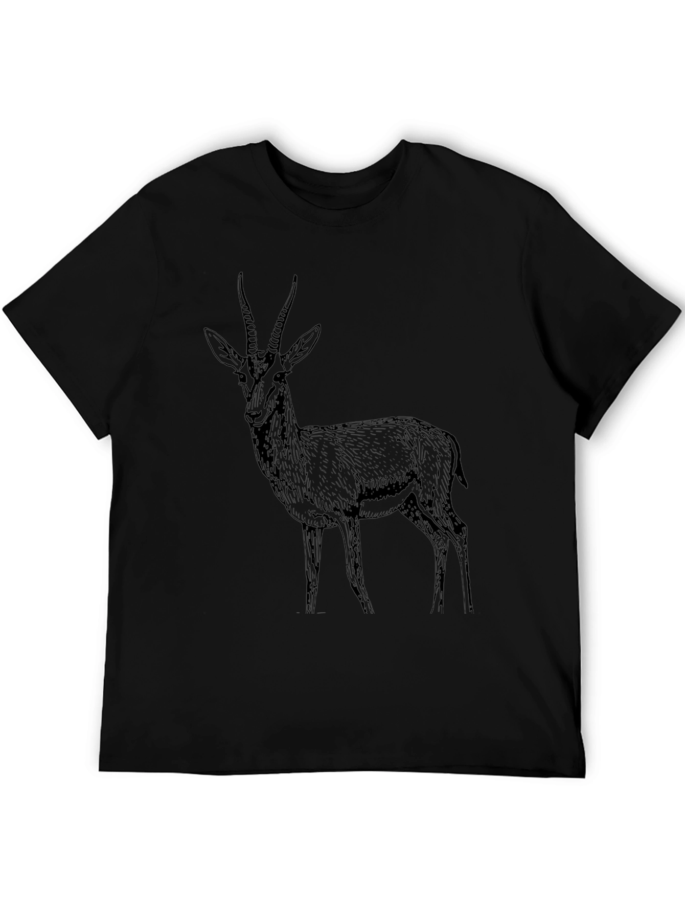 Black Antelope Graphic T-Shirt