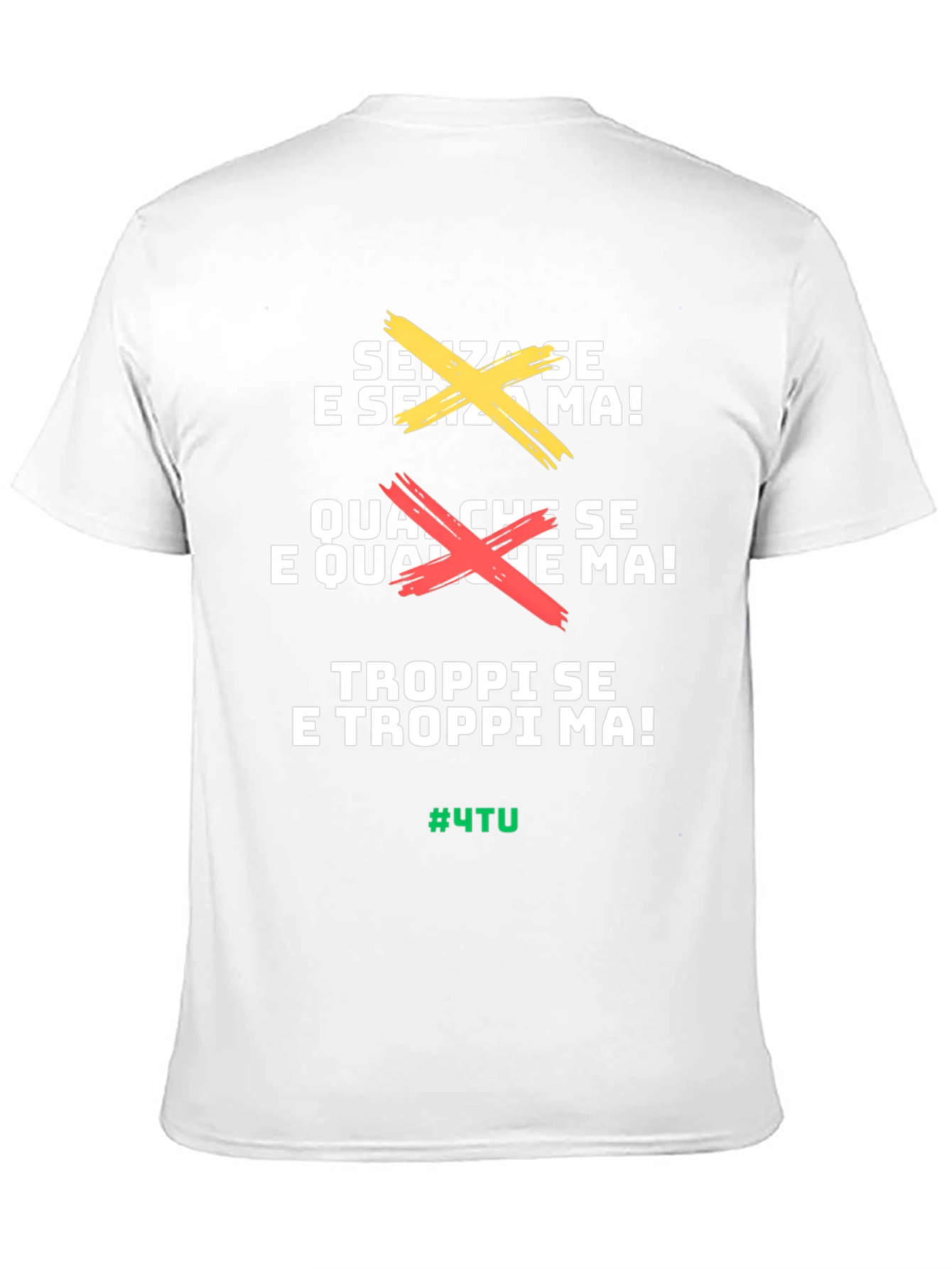 Senza Se E Senza Ma Black T-Shirt