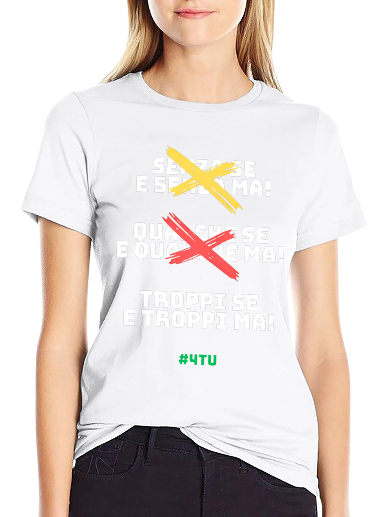 Senza Se E Senza Ma Black T-Shirt