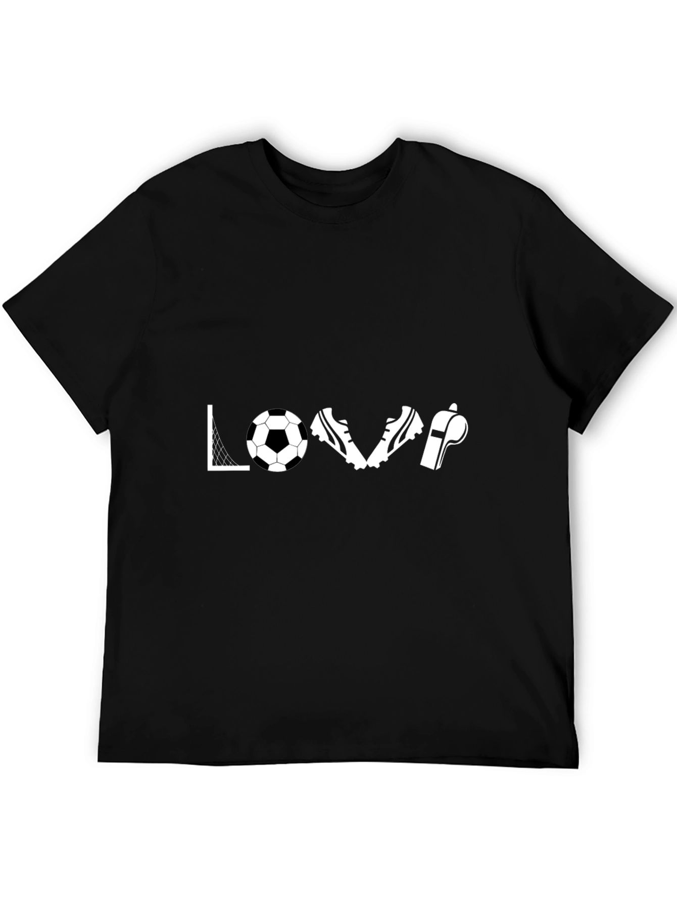 Soccer Love T-Shirt - Goal Ball Cleats Whistle